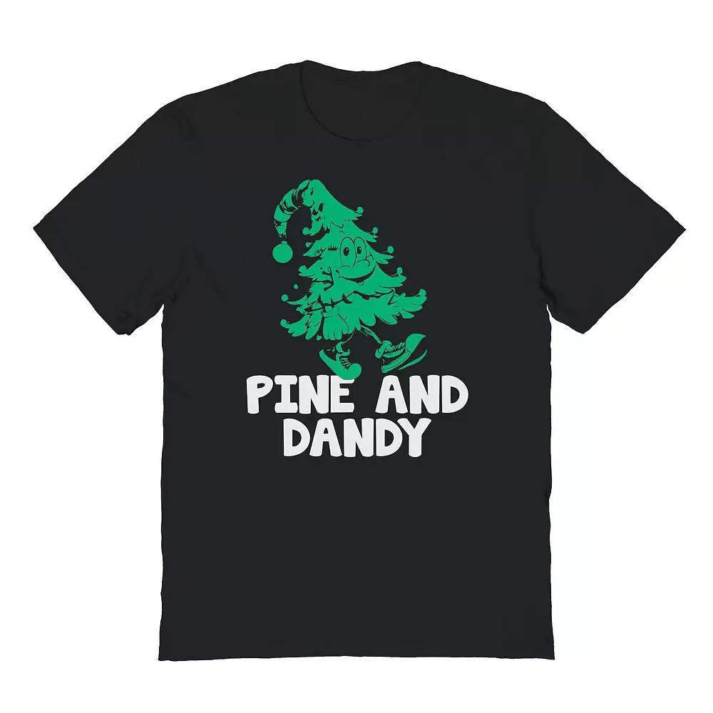 Men's Pine Christmas Dandy Christmas Graphic Tee, Adult Unisex,  Product Image