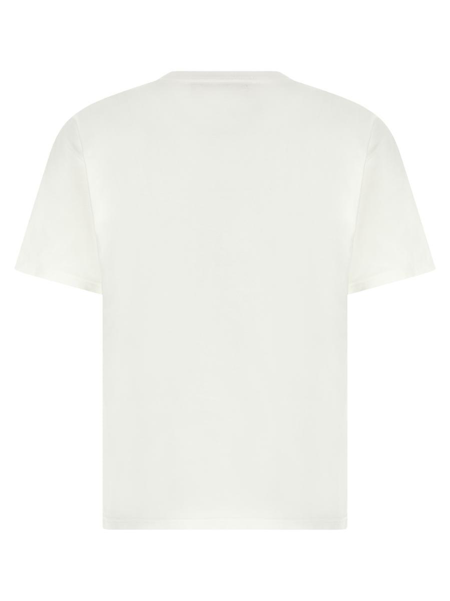 VALENTINO Mens Avorio Logo-print Crew-neck Cotton-jersey T-shirt Product Image