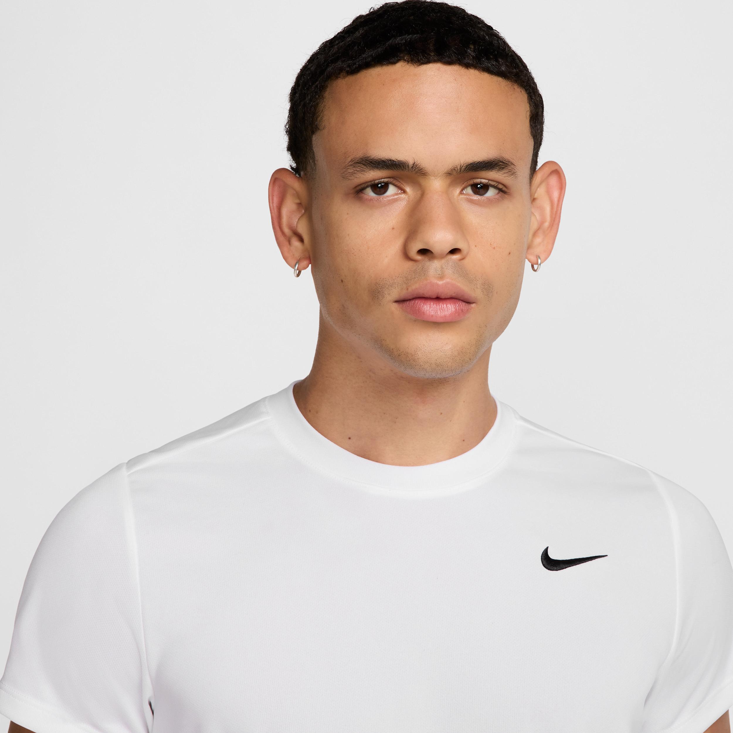 Nike Mens Court Victory Dri-FIT Tennis Top | FZ6921-100 Product Image