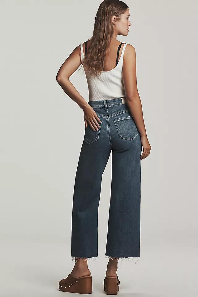 PAIGE Anessa High-Rise Crop Wide Leg Jeans Product Image