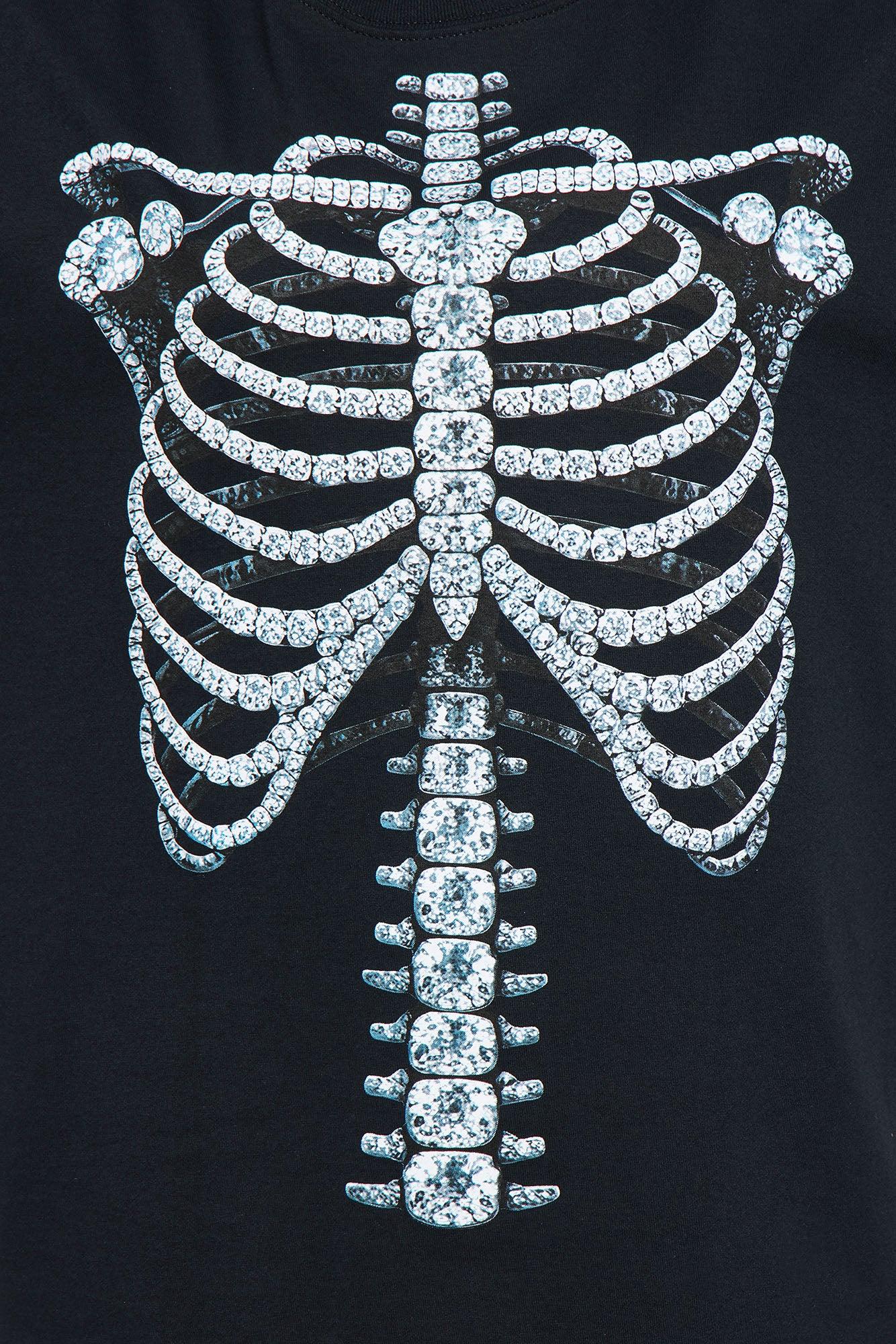 Bare Bones Tee  - Black Female Product Image