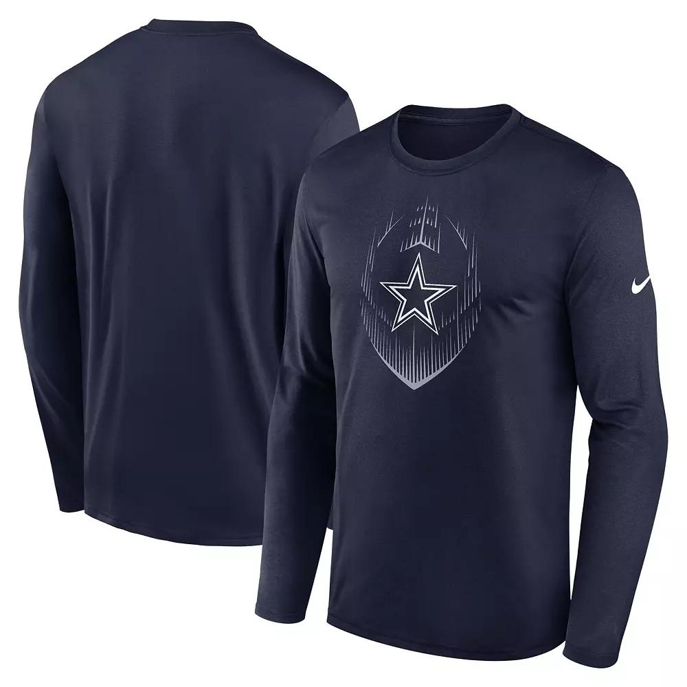 Men's Nike Navy Tennessee Titans Legend Icon Long Sleeve T-Shirt,  Product Image