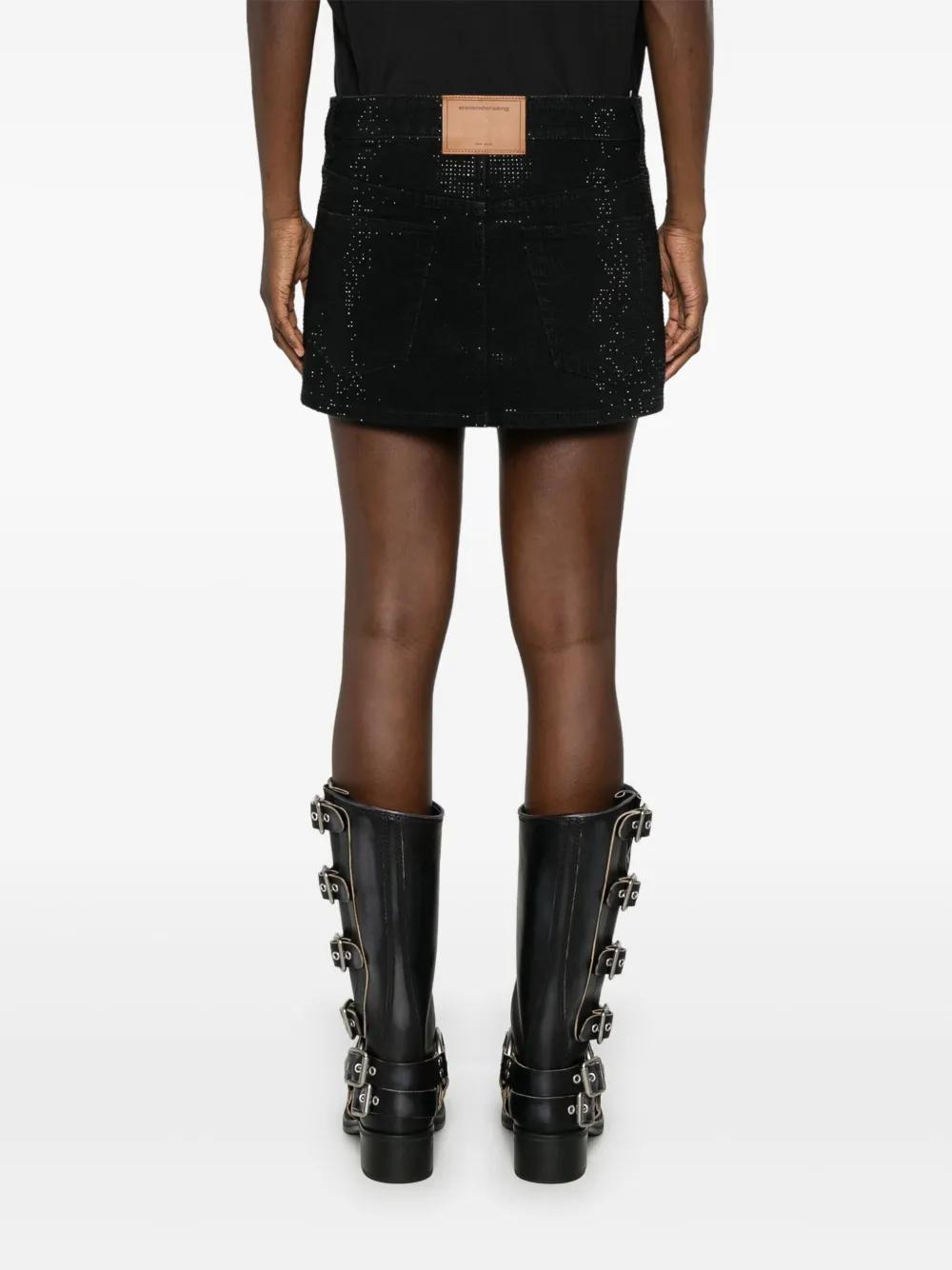 crystal-embellished mini skirt Product Image