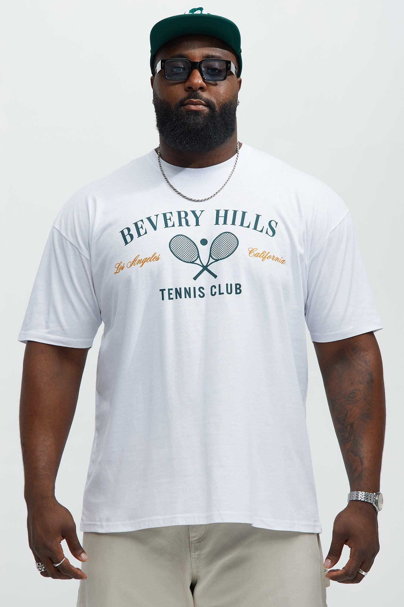 Bev Hills Tennis Club Short Sleeve Tee - White Product Image