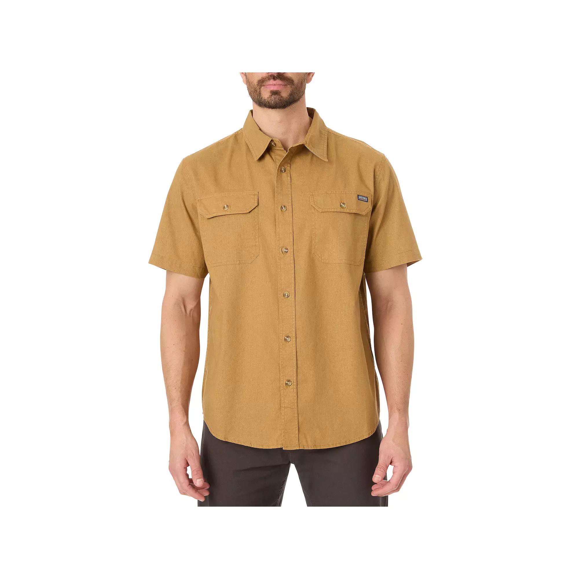 Mens Smith's Workwear Sandwashed Work Shirt, Men's,  Product Image