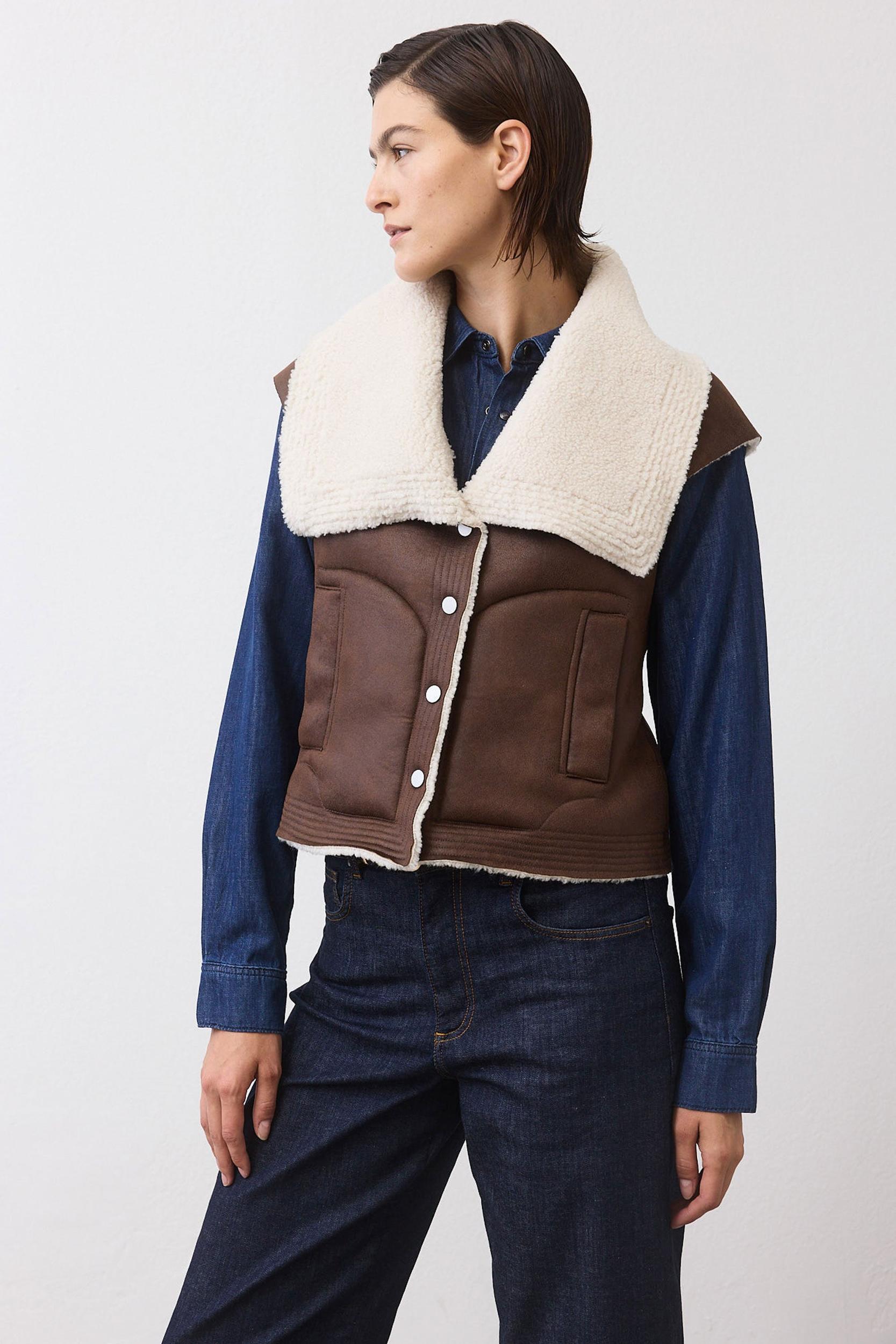 Reversible Summit Shearling Vest Product Image