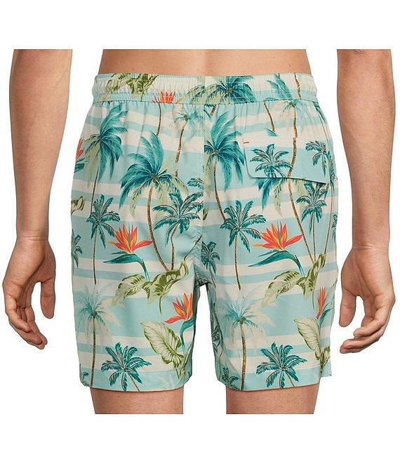 Tommy Bahama Naples Palmero Stripe 6#double; Inseam Swim Trunks Product Image