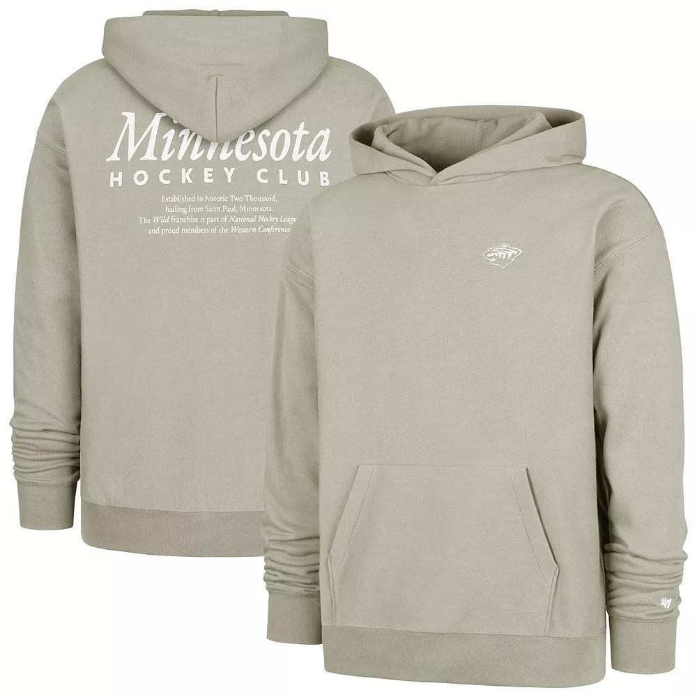 Men's '47 Gray Minnesota Wild Foundation Pullover Hoodie,  Product Image