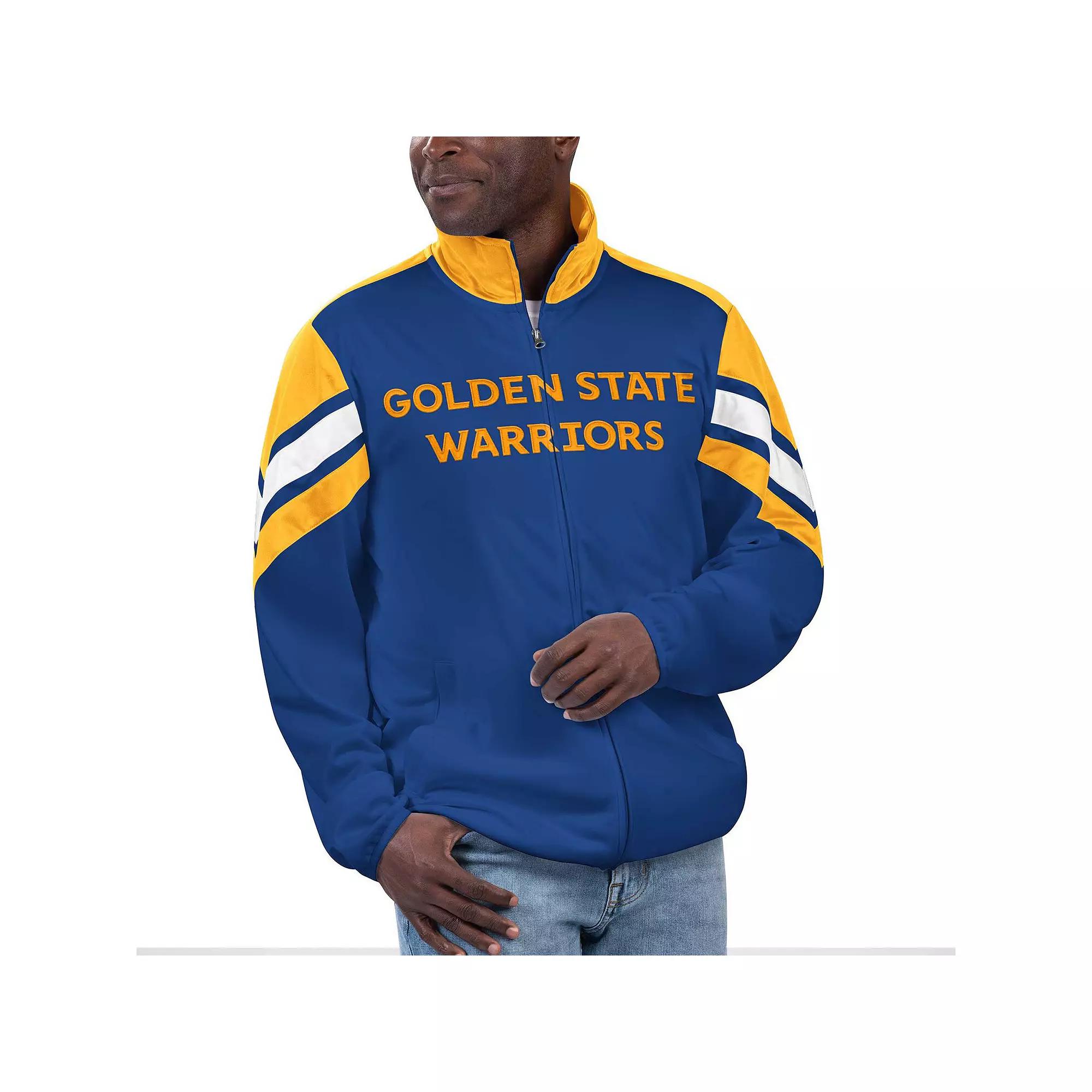Men's G-III Sports by Carl Banks Royal Golden State Warriors Game Ball Full-Zip Track Jacket,  Product Image