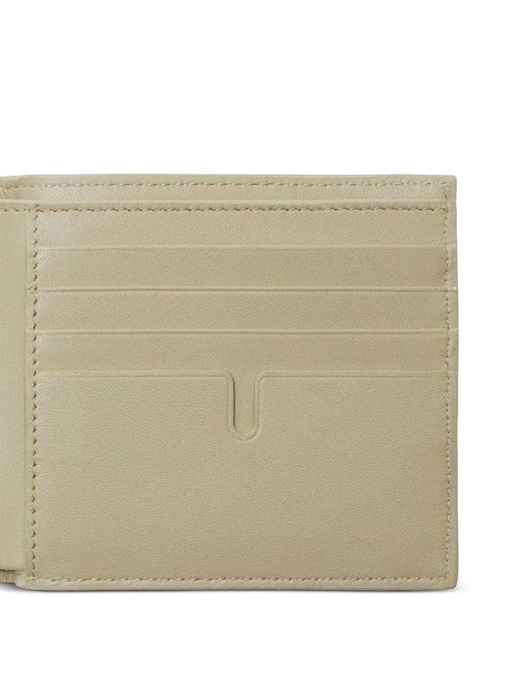 logo-plaque leather wallet Product Image