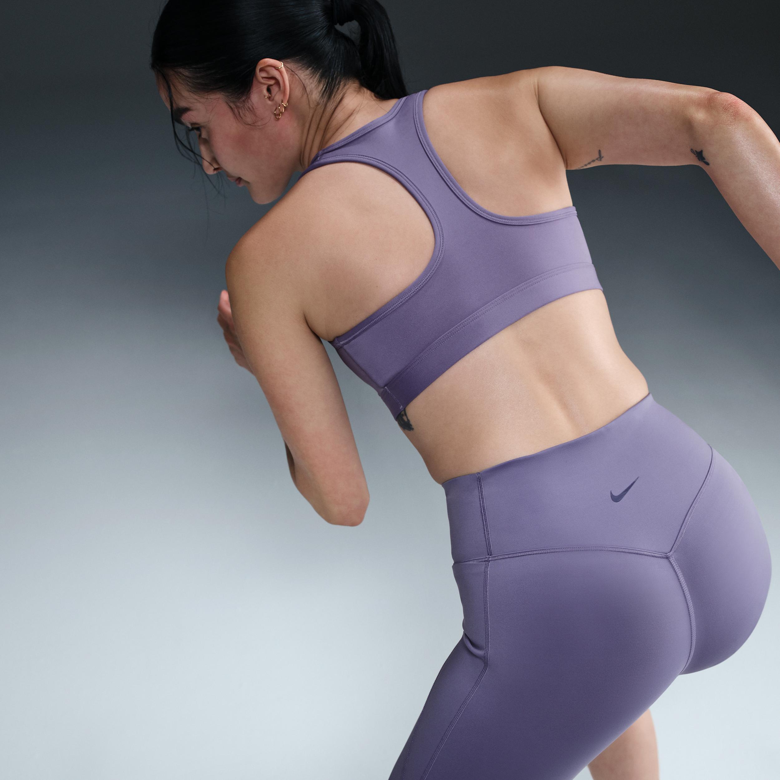 Nike Womens Universa High-Waisted 8 Biker Shorts with No Front Seam | HQ6823-527 Product Image