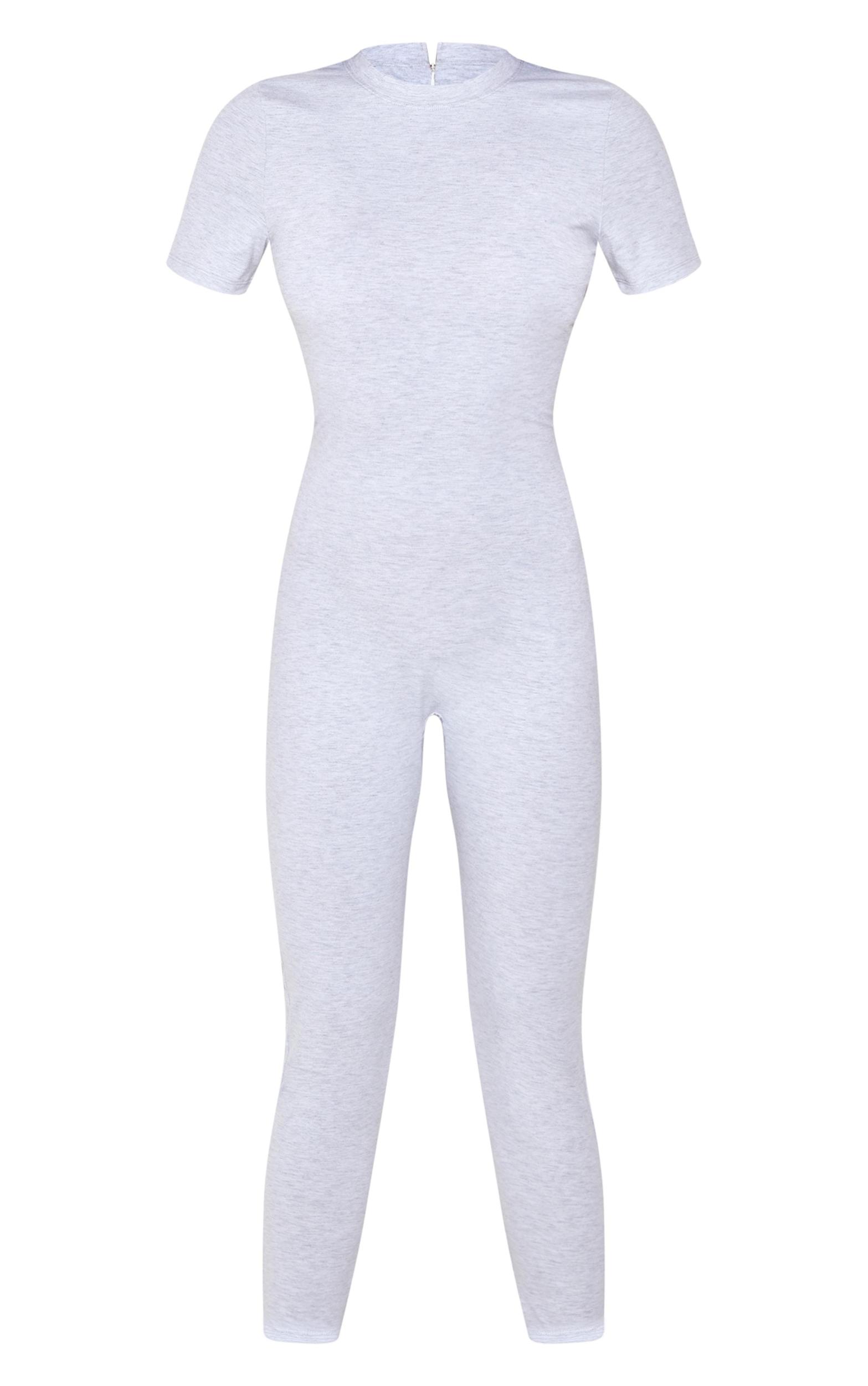 Ash Grey Ultimate Sculpt Short Sleeved Unitard Product Image