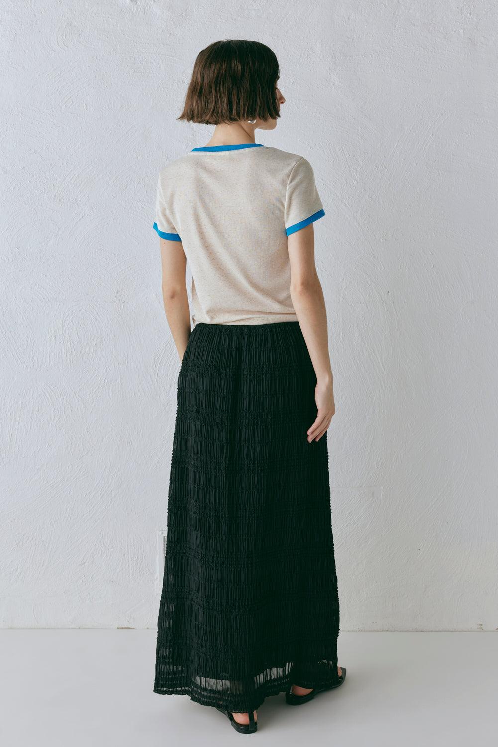 Mia Midi Skirt Black Product Image