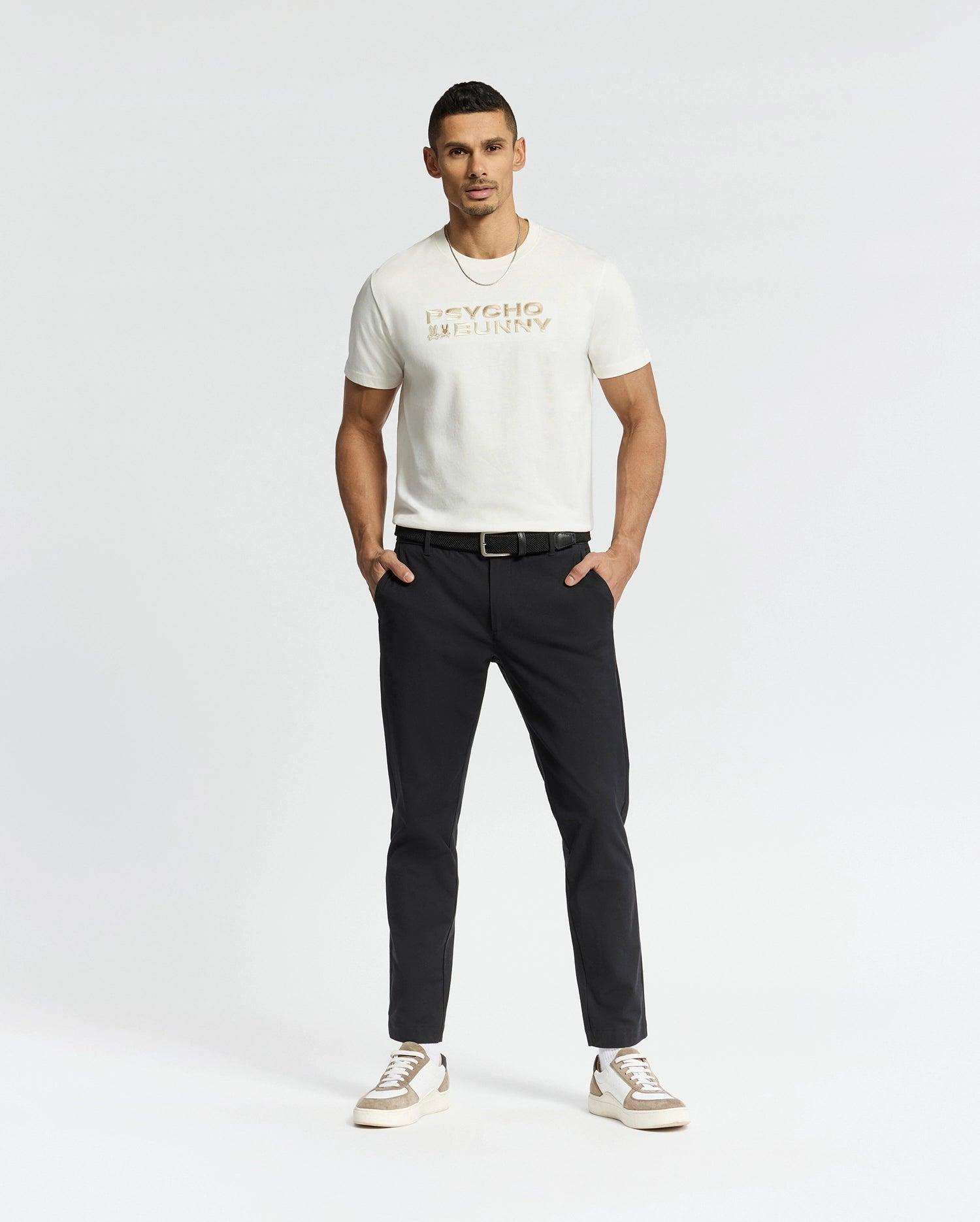 MENS BERNI EMBROIDERED WORDMARK GRAPHIC TEE - B6U417F200 Product Image