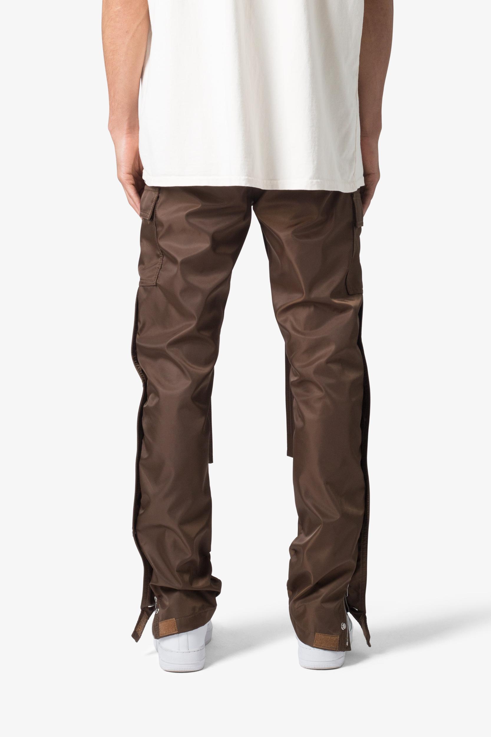 Snap Zipper II Cargo Pants - Brown Male Product Image