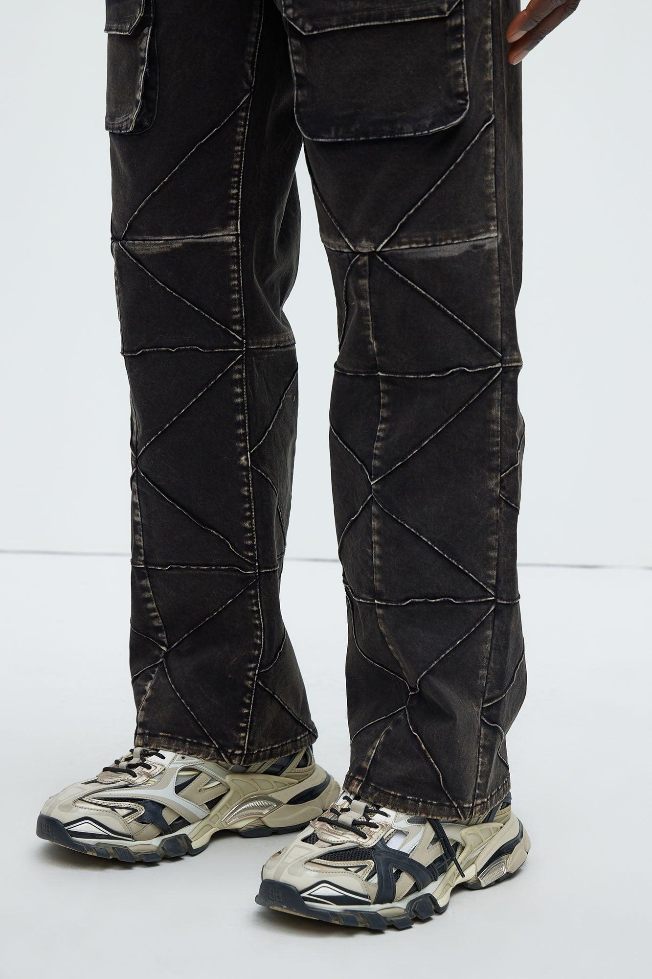 Go Time Straight Cargo Jeans - Black Product Image