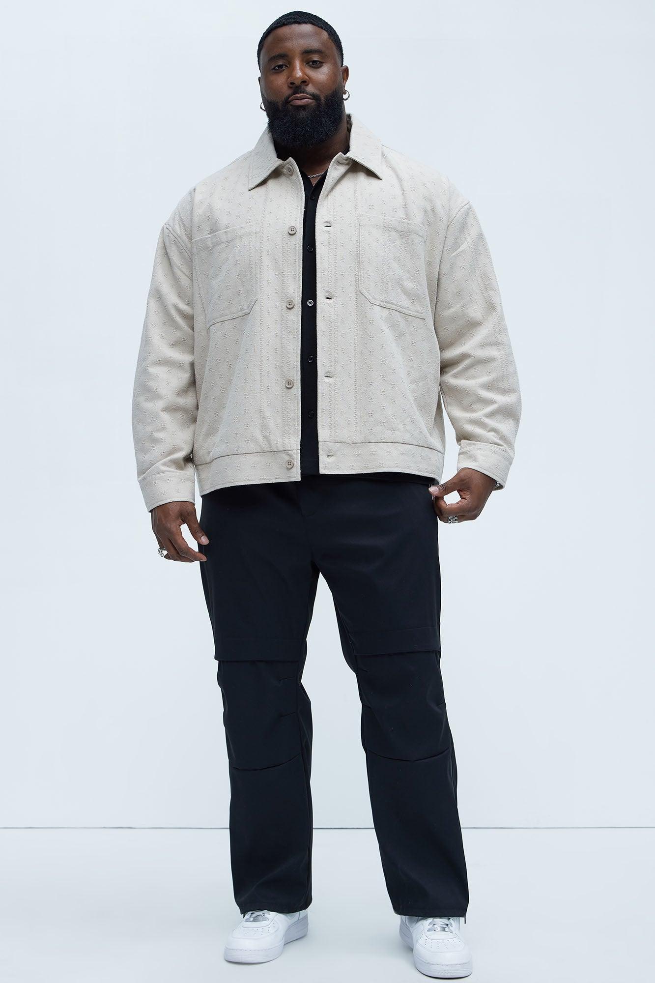 Taza Jacquard Jacket - Tan Product Image