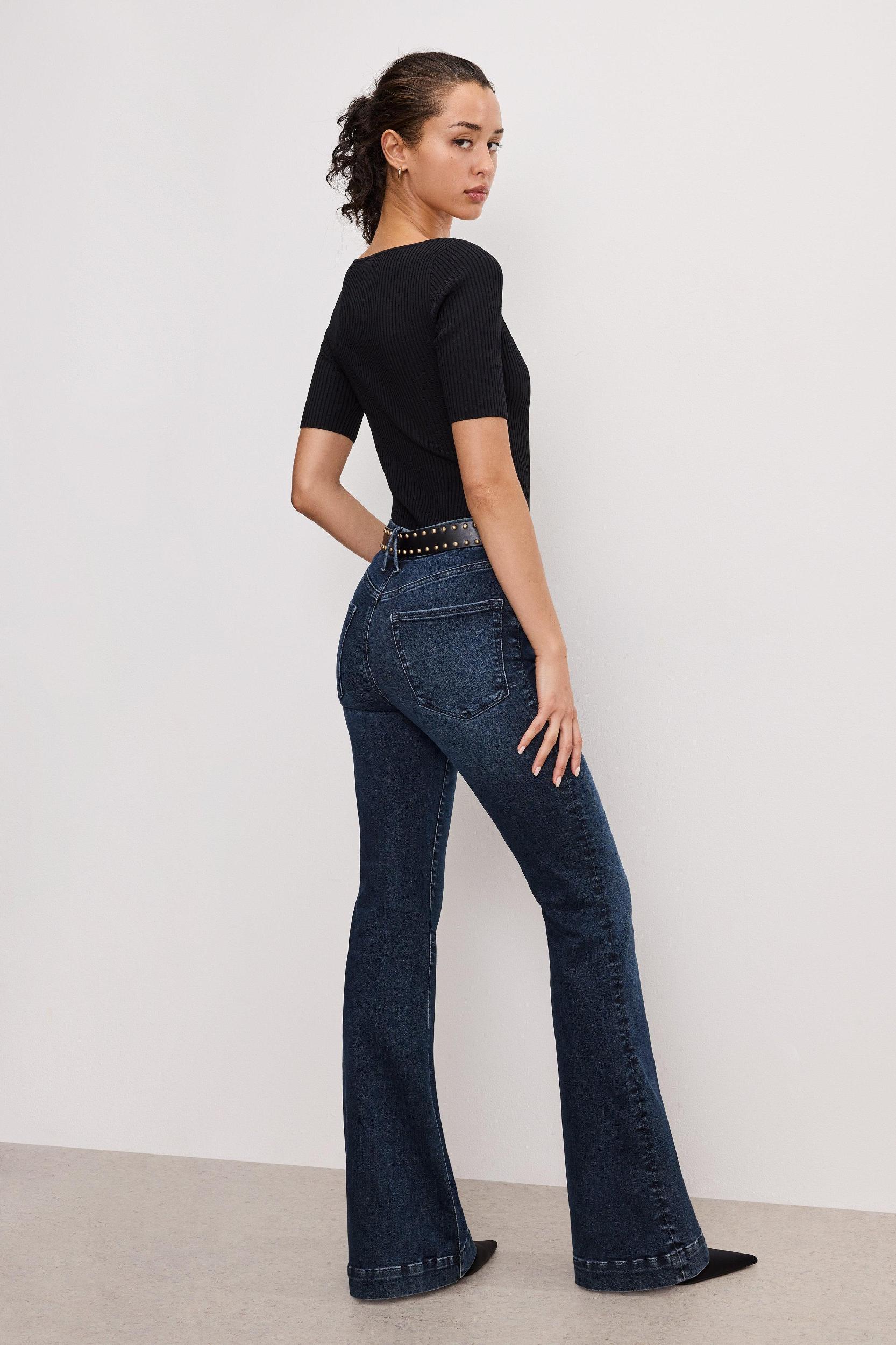 ALWAYS FITS GOOD LEGS FLARE JEANS | INDIGO744 Product Image