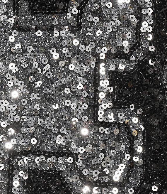 Miss Chievous Sequin 13 Varsity Graphic Crew Neck Short Sleeve Varsity T-Shirt Product Image