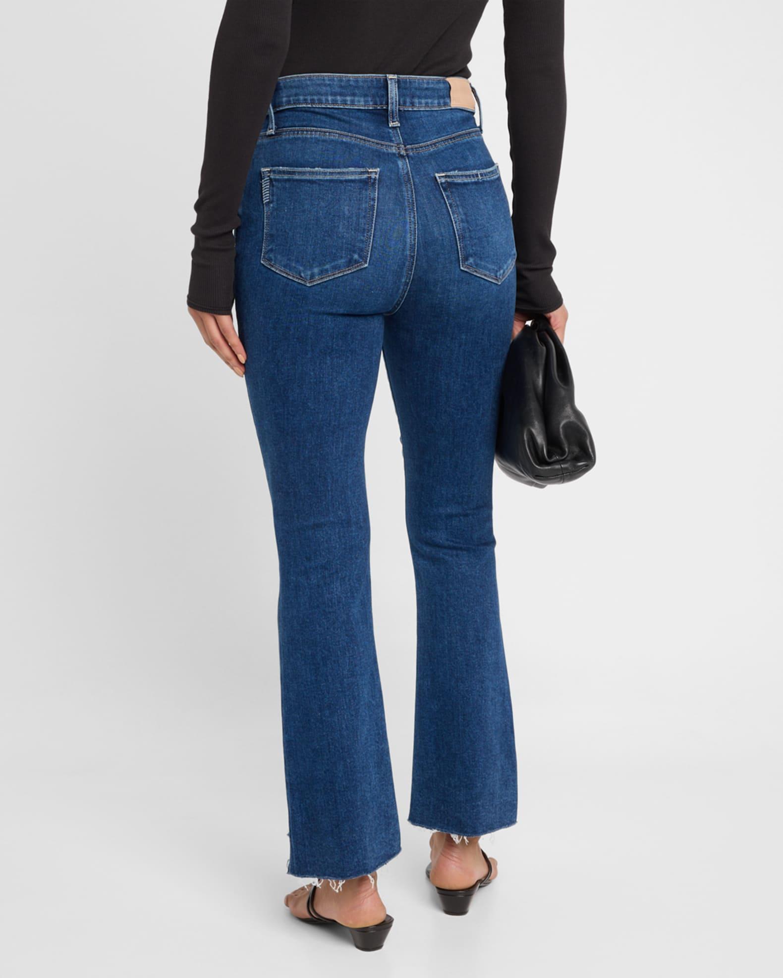 Claudine Kick-Flare Jeans with Angled Hem Product Image