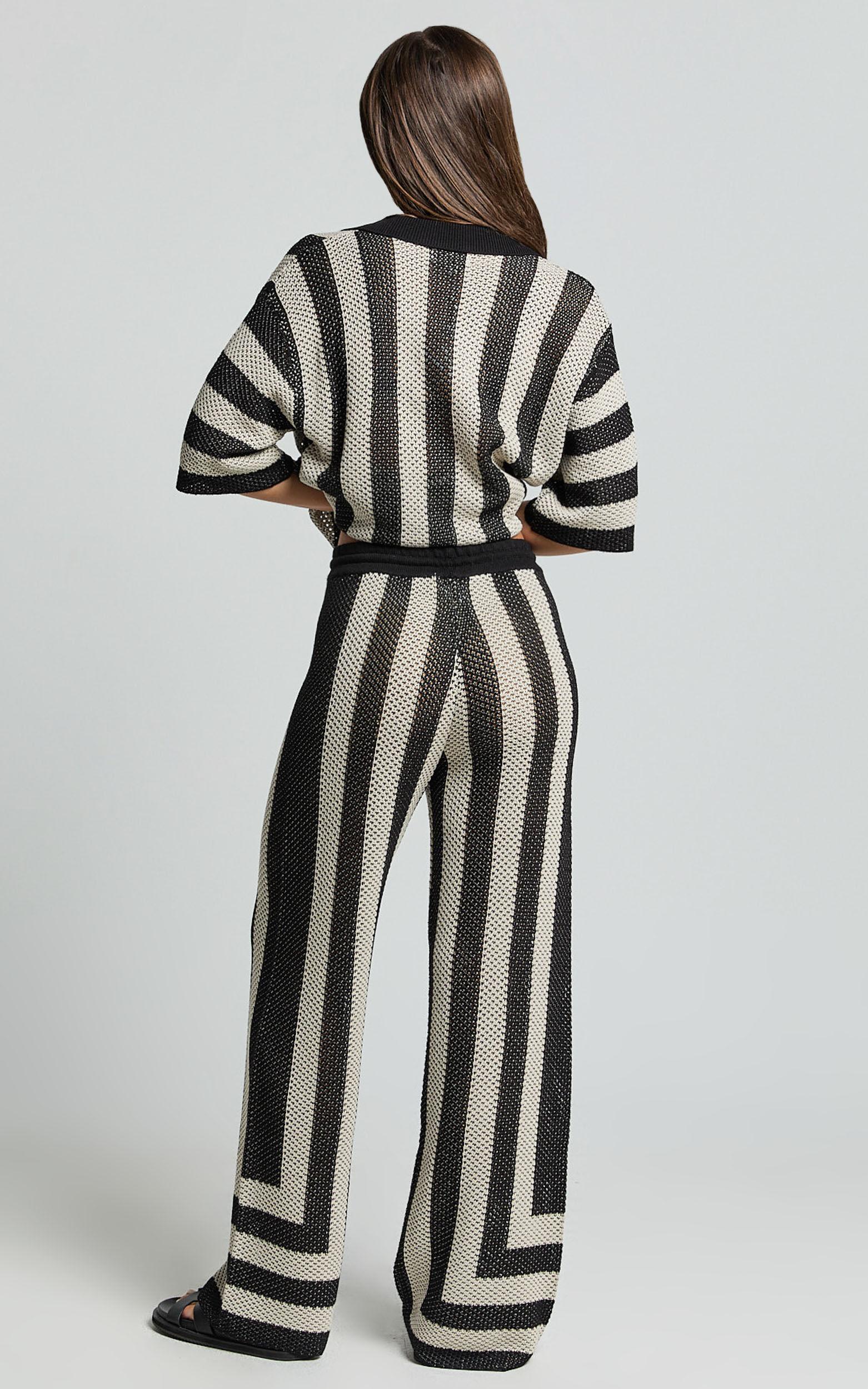 Seven Wonders -  Ziggy Pant in Black/Sand Product Image