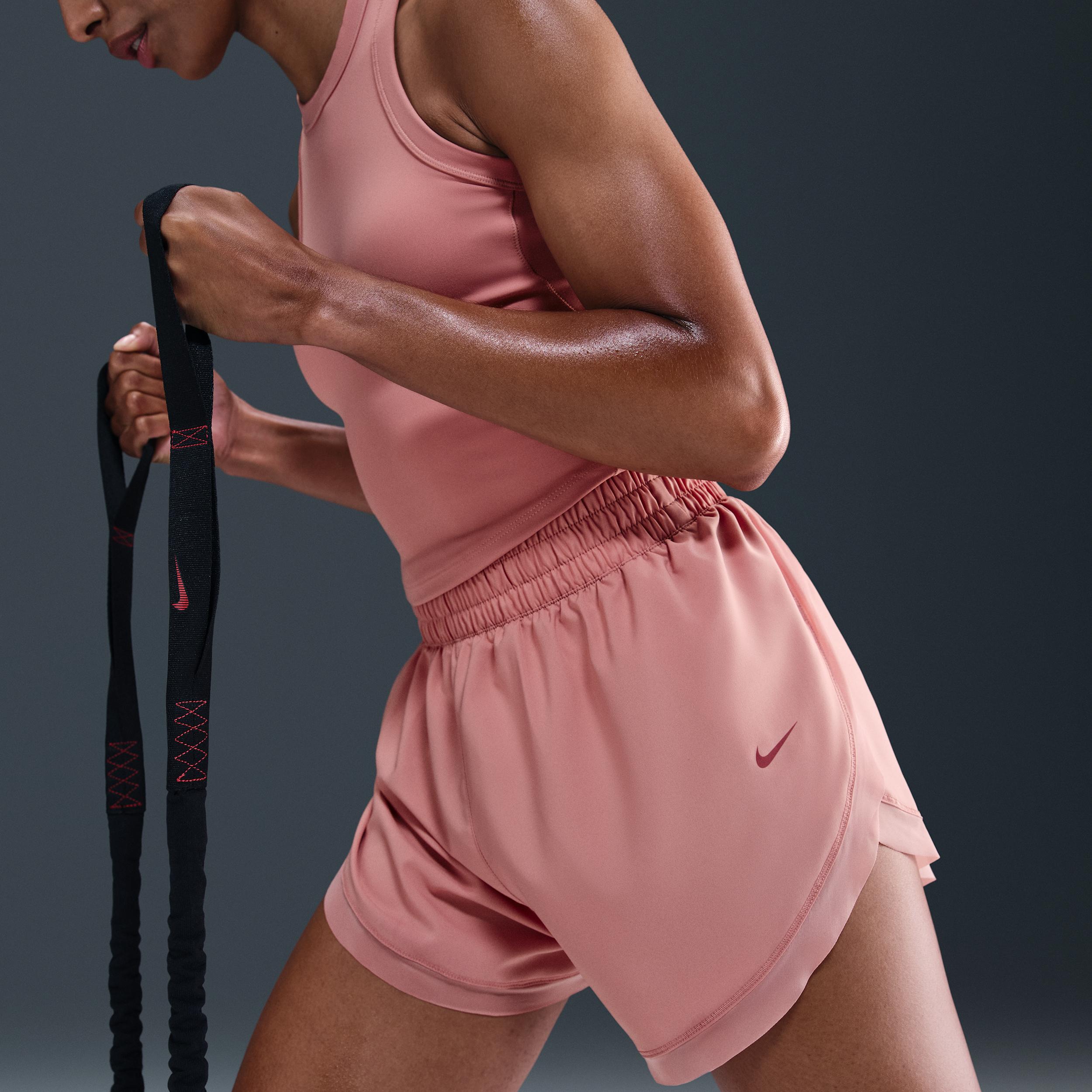 Nike Womens One Dri-FIT Loose 3 Brief-Lined Shorts | HV3503-685 Product Image