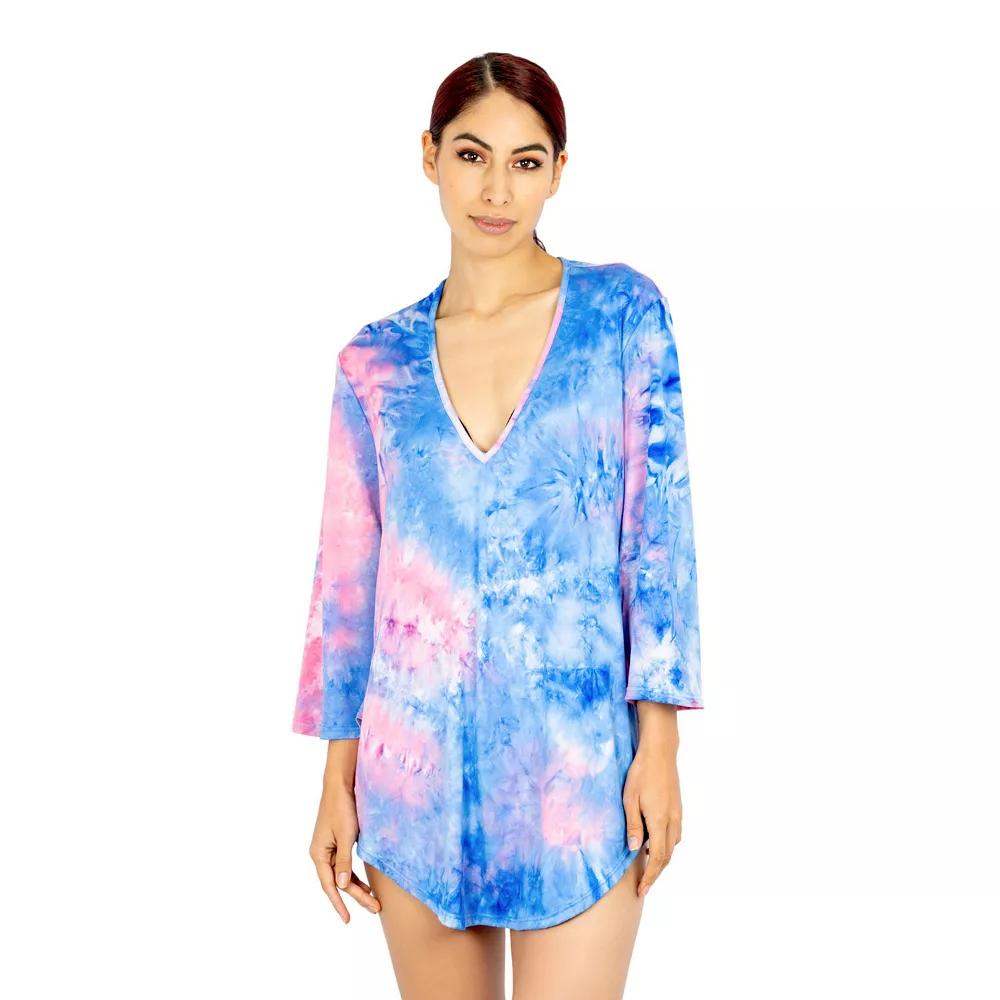 Women's Jordan Taylor Bell-Sleeve Tunic Swim Cover-Up,  Product Image