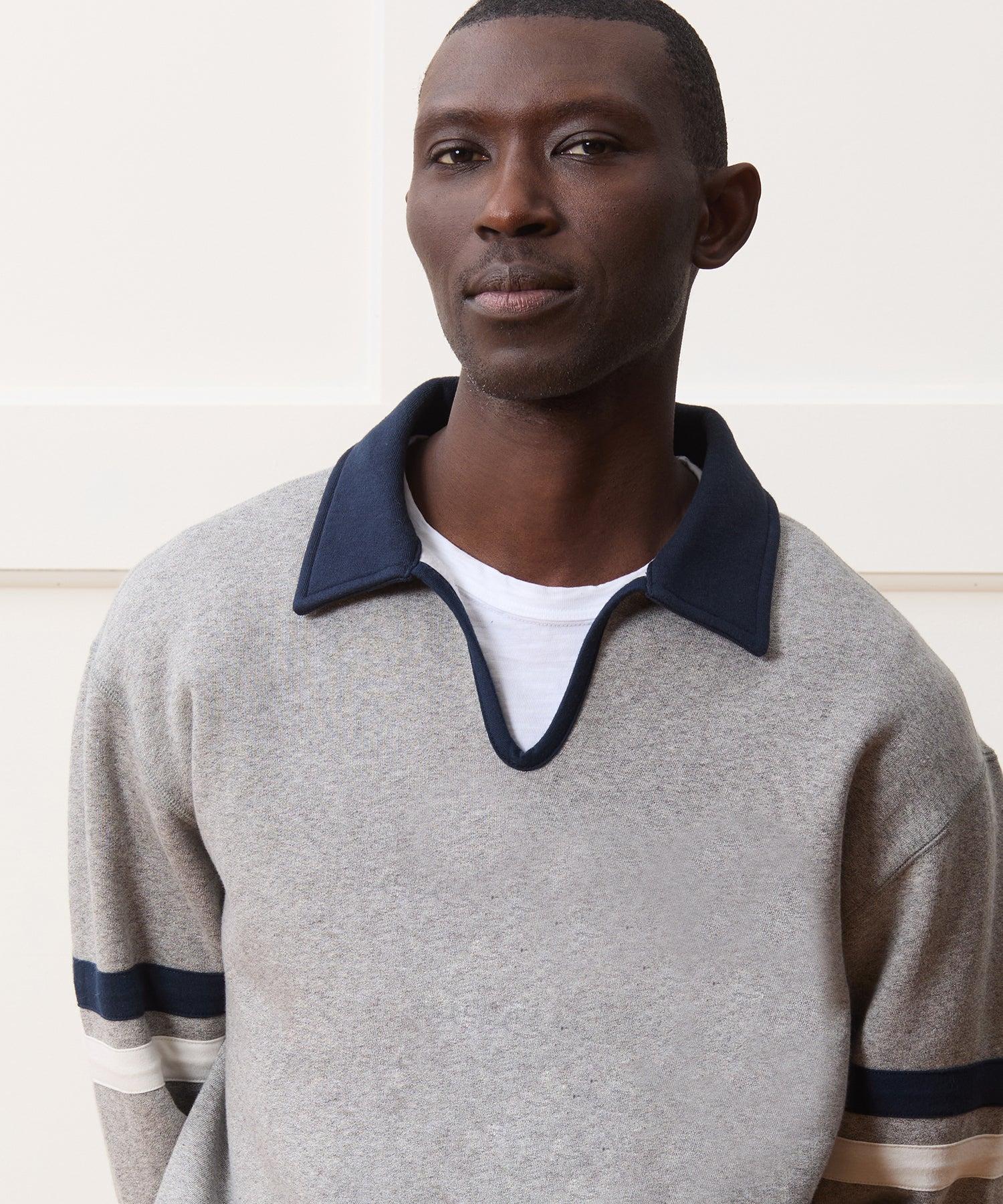 Champion Relaxed Fleece Striped Polo Product Image