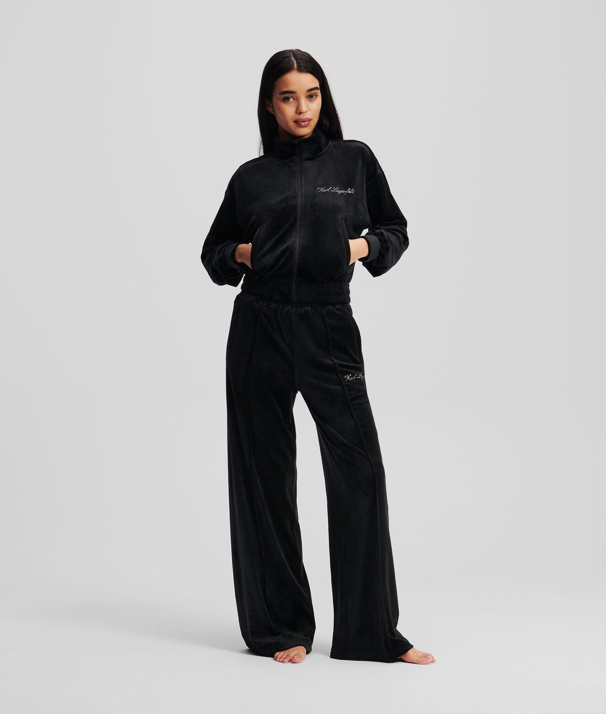 HOTEL KARL VELOUR ZIP-UP SWEATSHIRT Product Image