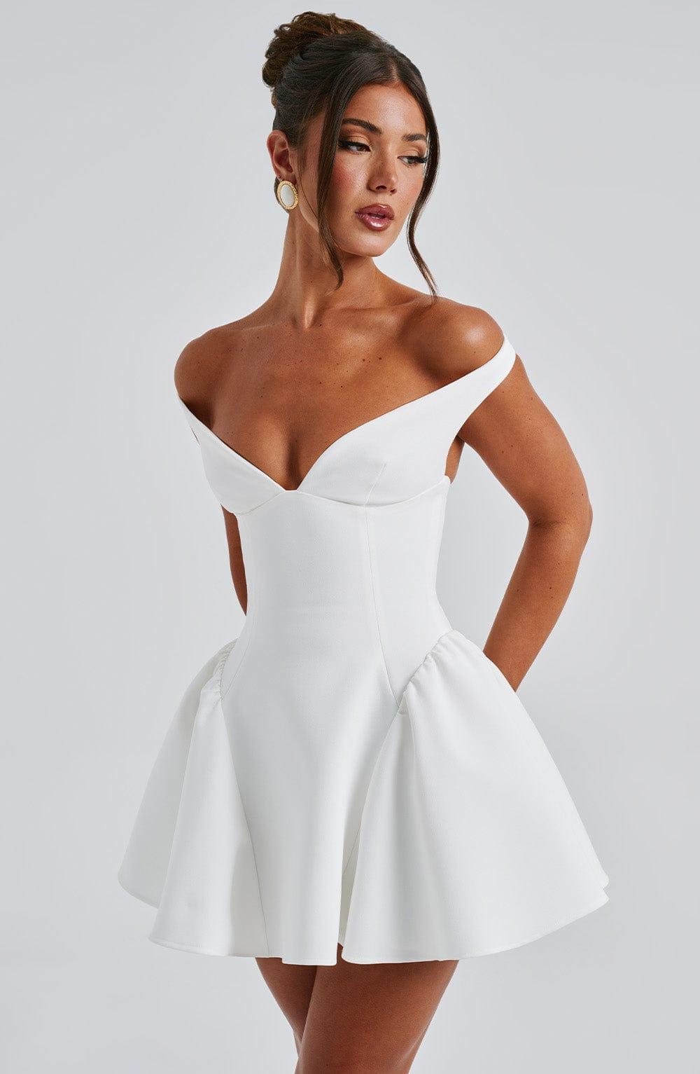 Marla Mini Dress - Ivory Product Image
