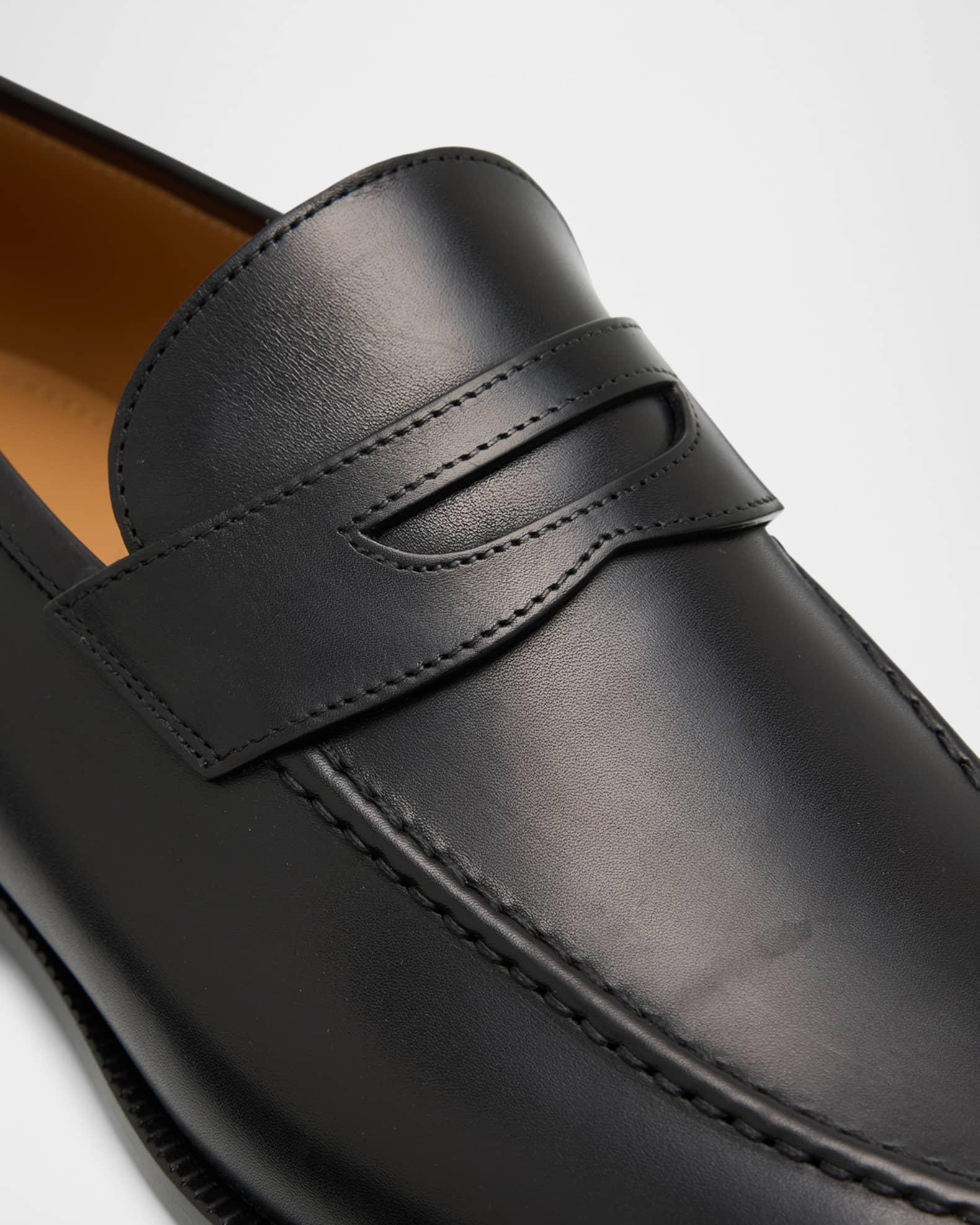 Sergio Leather Penny Loafers Product Image