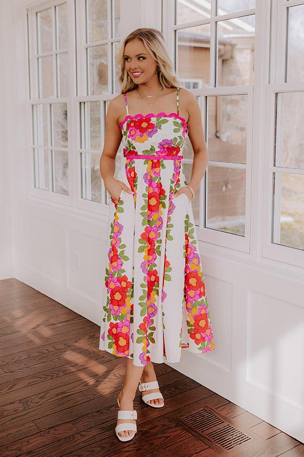 Cabo Cantina Floral Midi Dress Baby Product Image