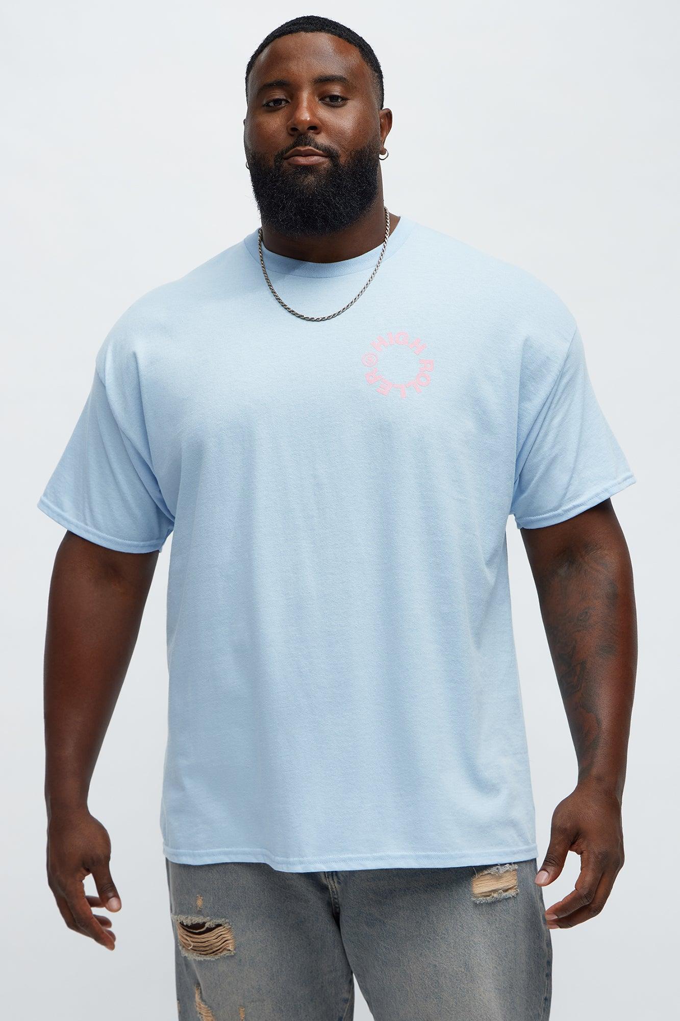High Rollers Short Sleeve Tee - Light Blue Male Product Image