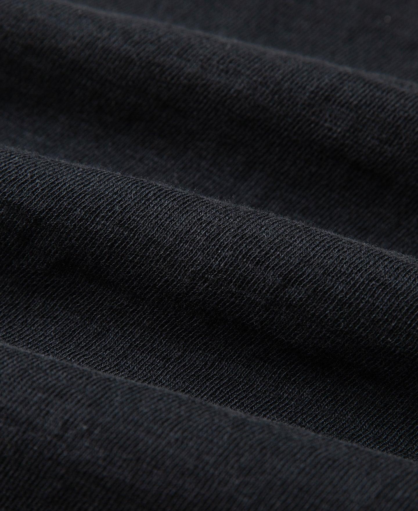 10.5 oz Cotton Tubular Gusset T-Shirt - Black Product Image