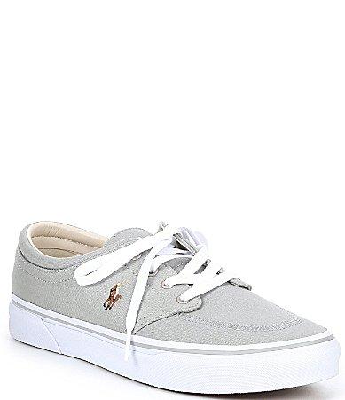 Polo Ralph Lauren Mens Faxon X Canvas Lace Up Sneakers Product Image