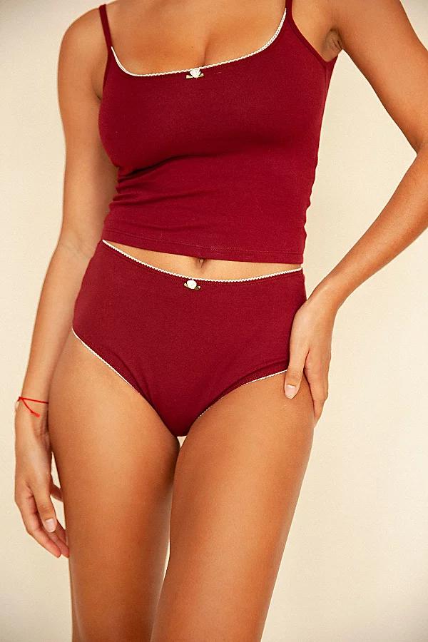 RAT BOI High Rise Lace Trim Undie Womens at Urban Outfitters Product Image