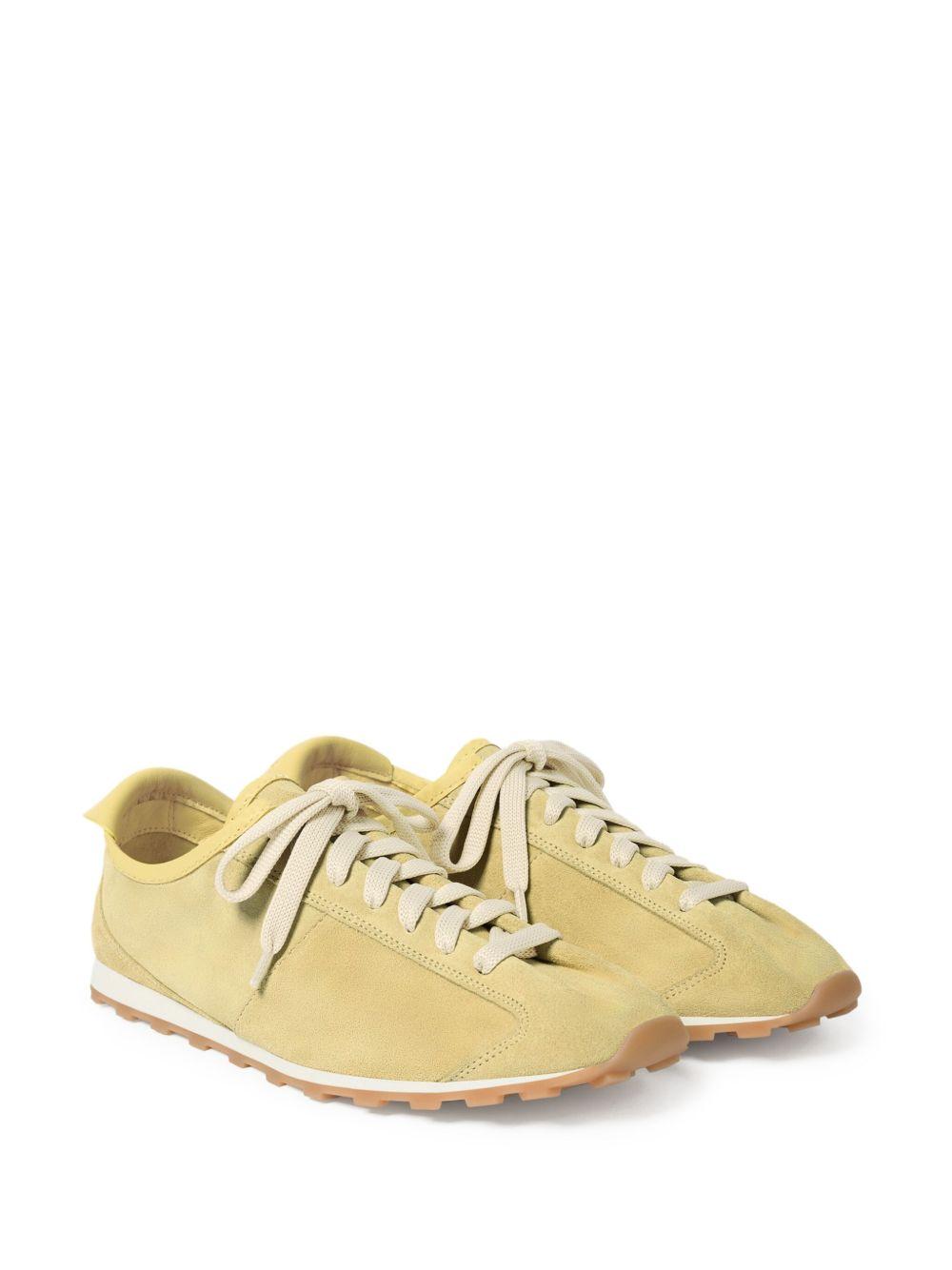 The Tennis suede lace-up sneakers Product Image