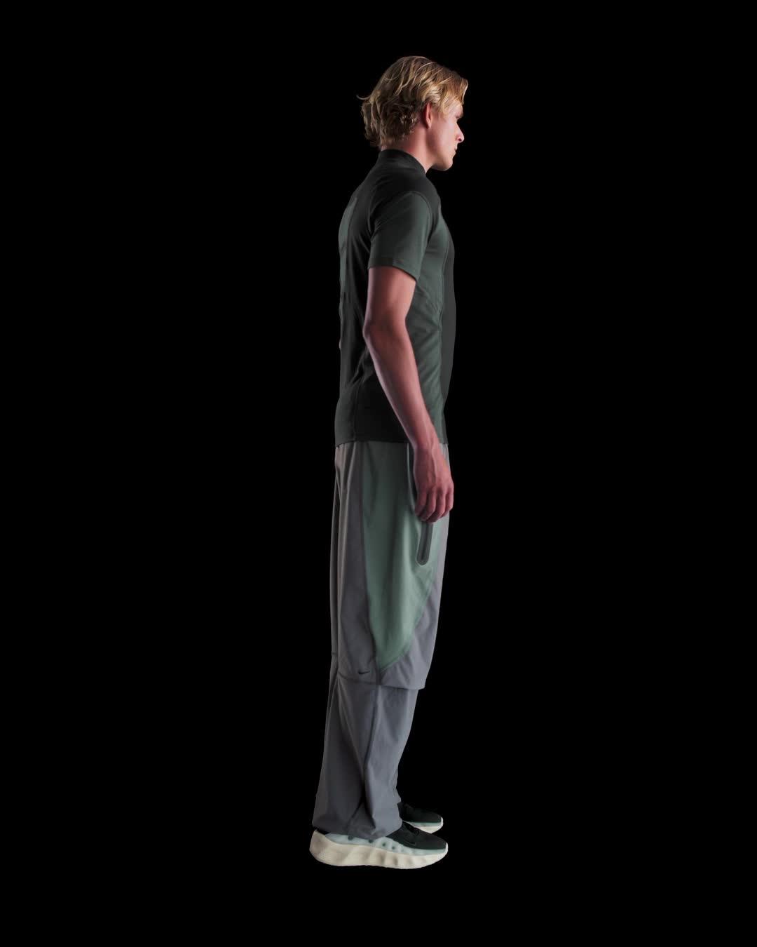 Nike Mens Tech Dri-FIT Short-Sleeve Base Layer | IB1522-010 Product Image