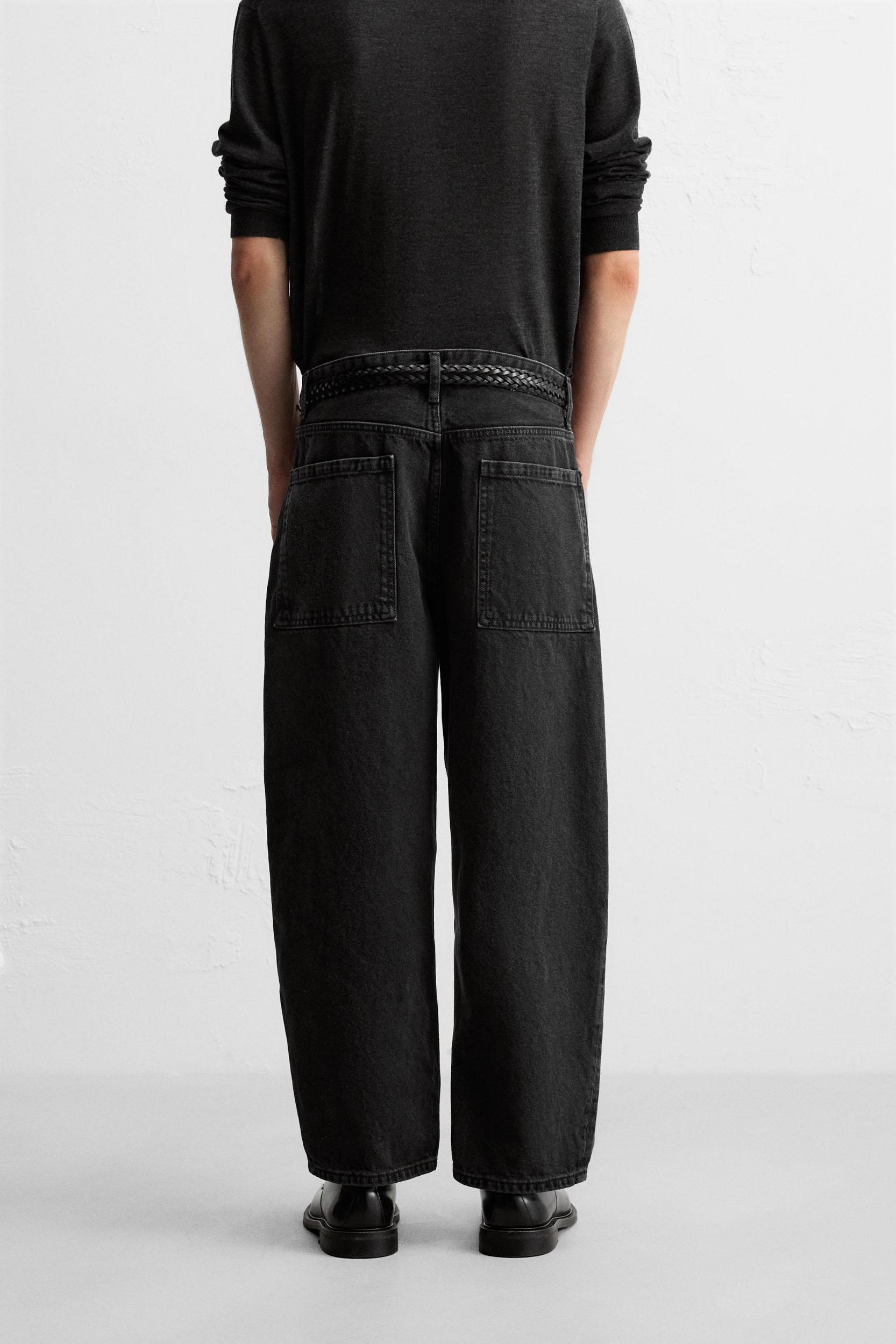 TAPERED WIDE FIT JEANS Product Image