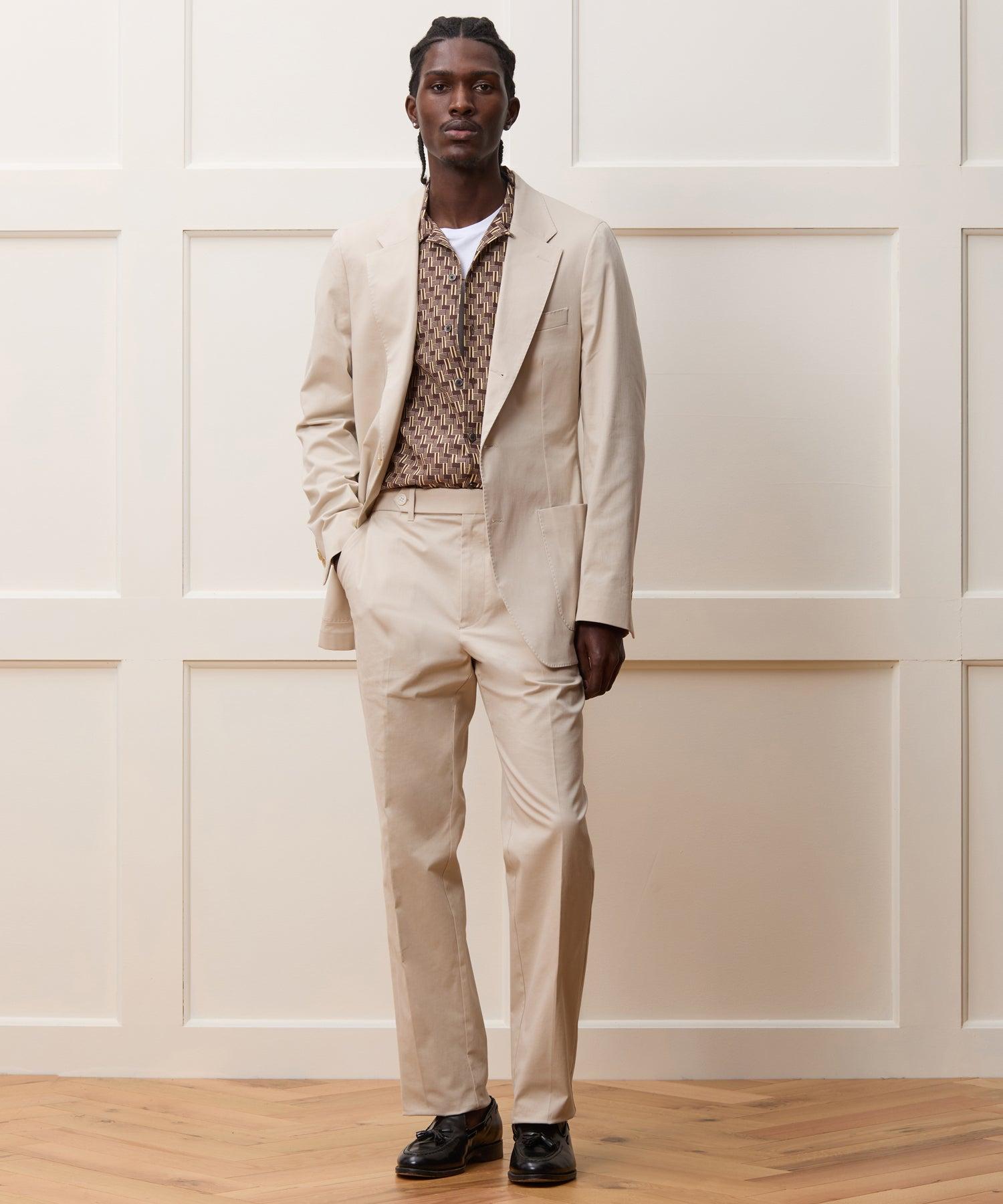 Straight Fit Italian Cotton Tab Chino Product Image