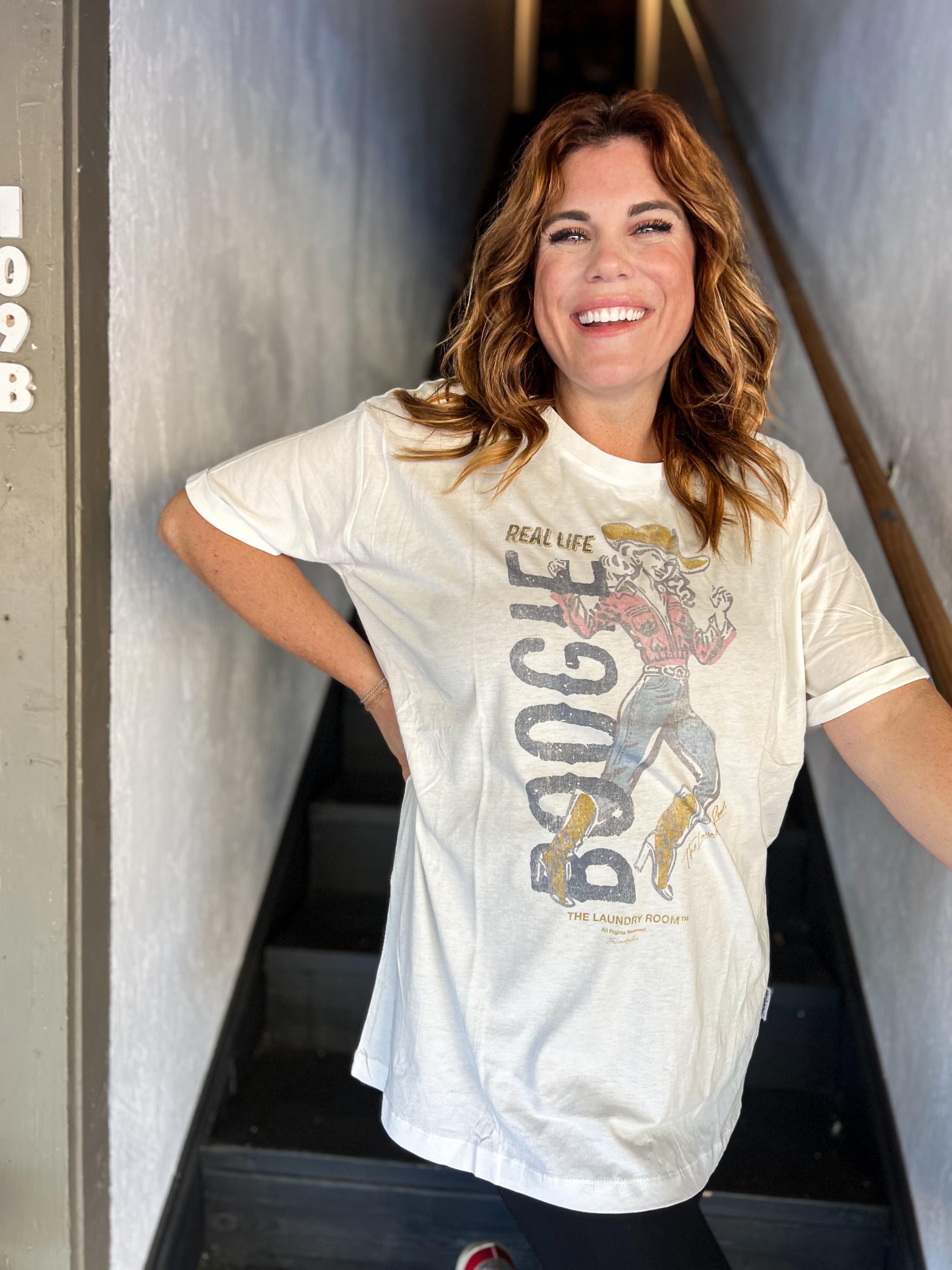 Real Life Boogie Oversized Tee Product Image