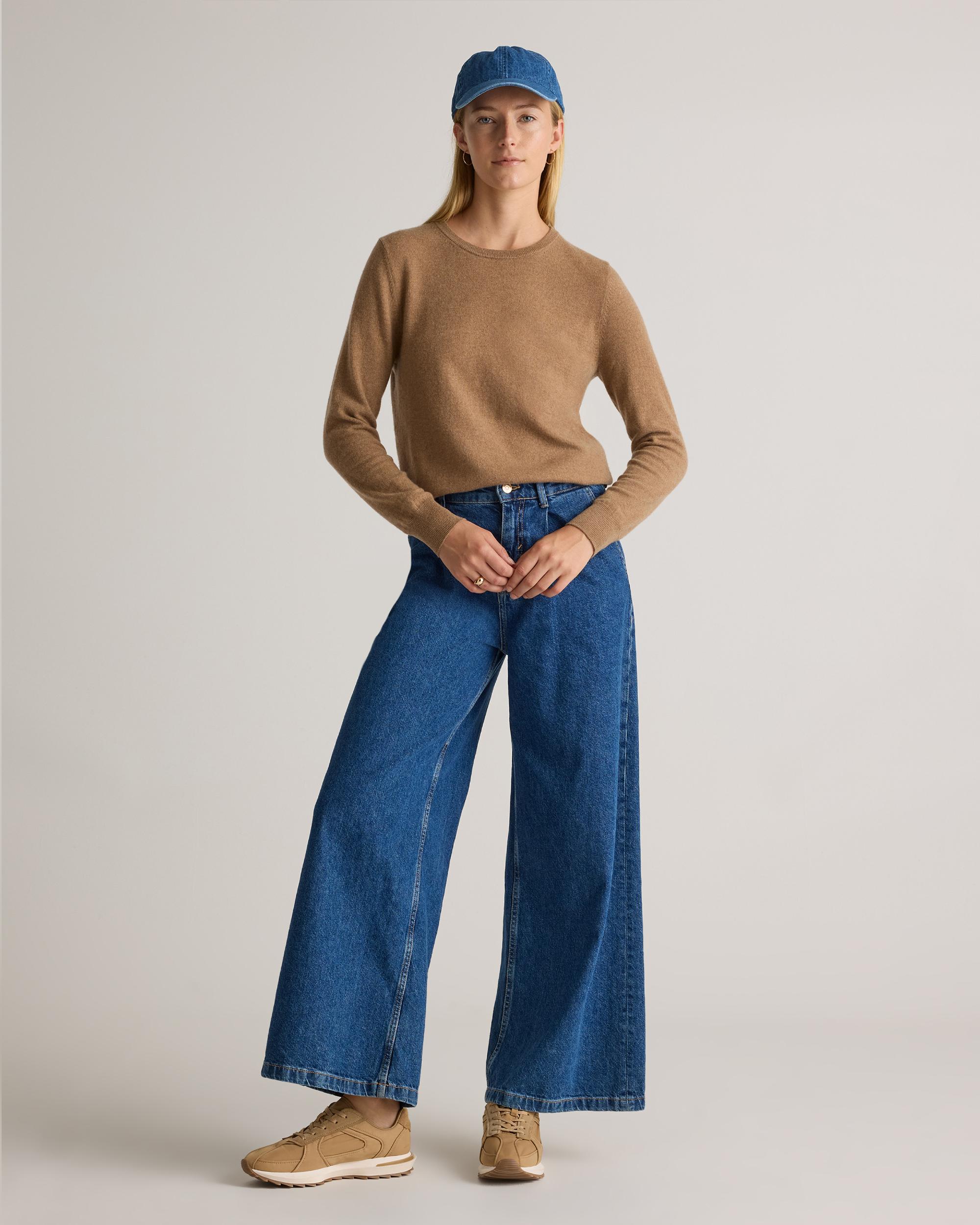 Quince | Women's Mongolian Cashmere Crewneck Sweater Product Image