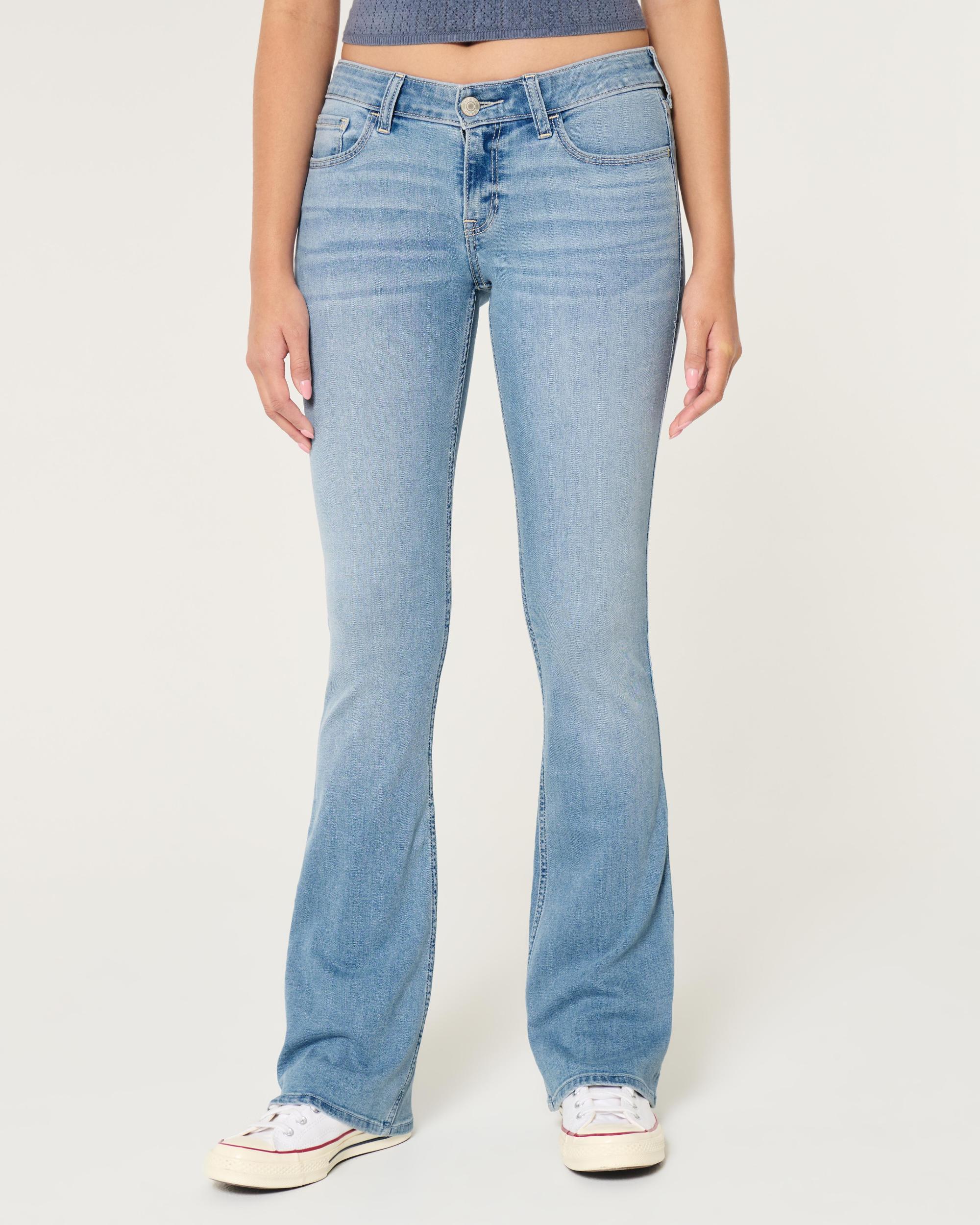 Low-Rise Light Wash Boot Jeans Product Image