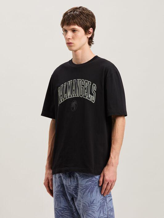 COLLEGE PALM SLIM TEE BLACK - VINTAGE BL Product Image
