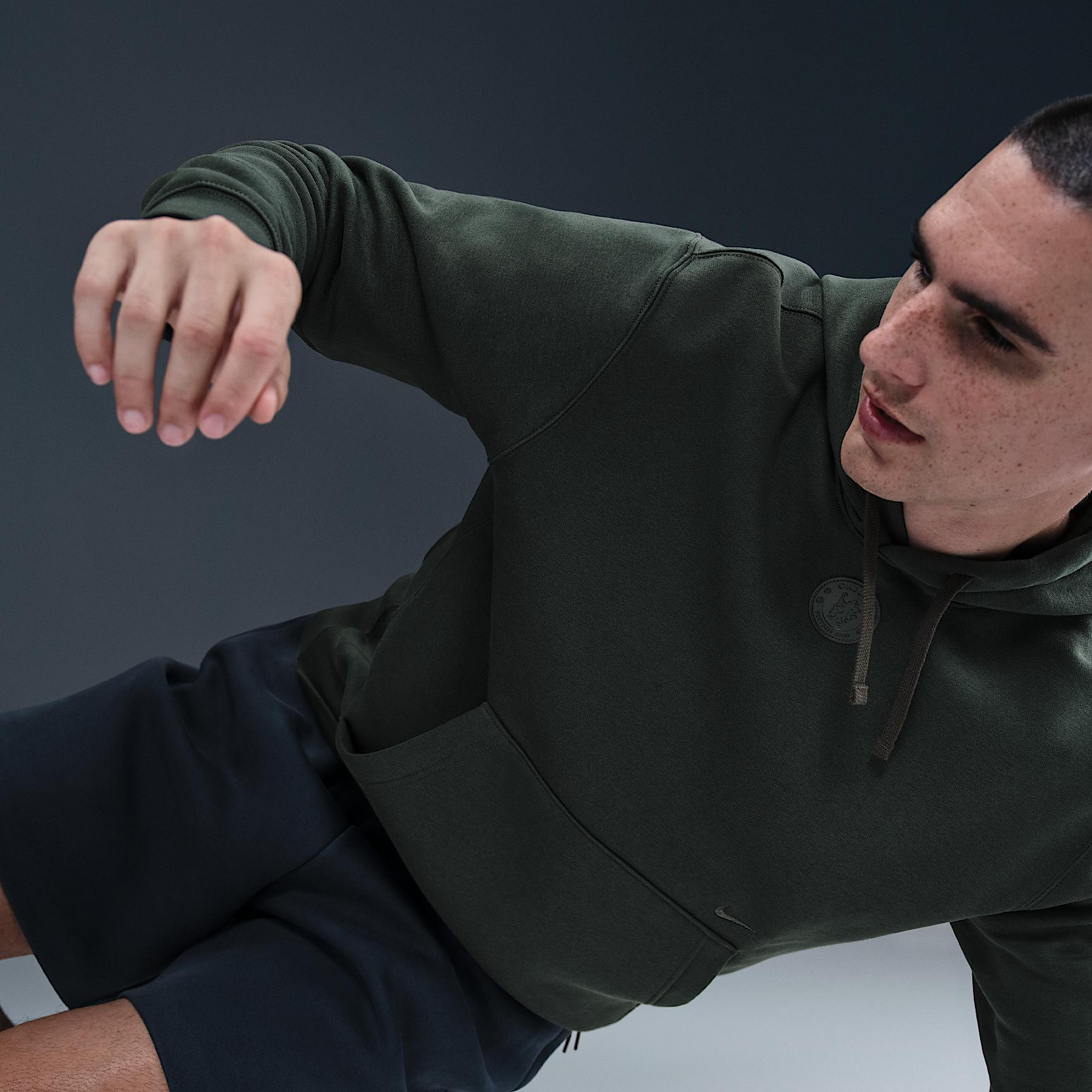 Chelsea FC Club Nike Mens Soccer Pullover Hoodie | HM2870-346 Product Image