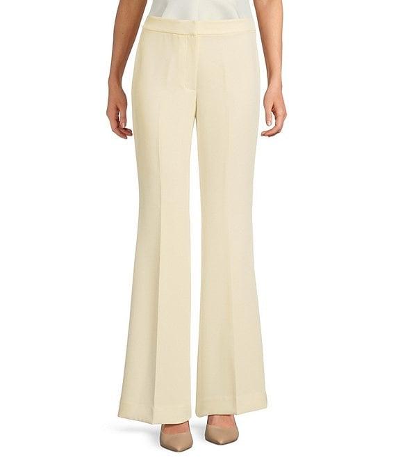 Muse by Marchesa Coordinating Rosalie Stretch Crepe Flare Leg Pants Product Image