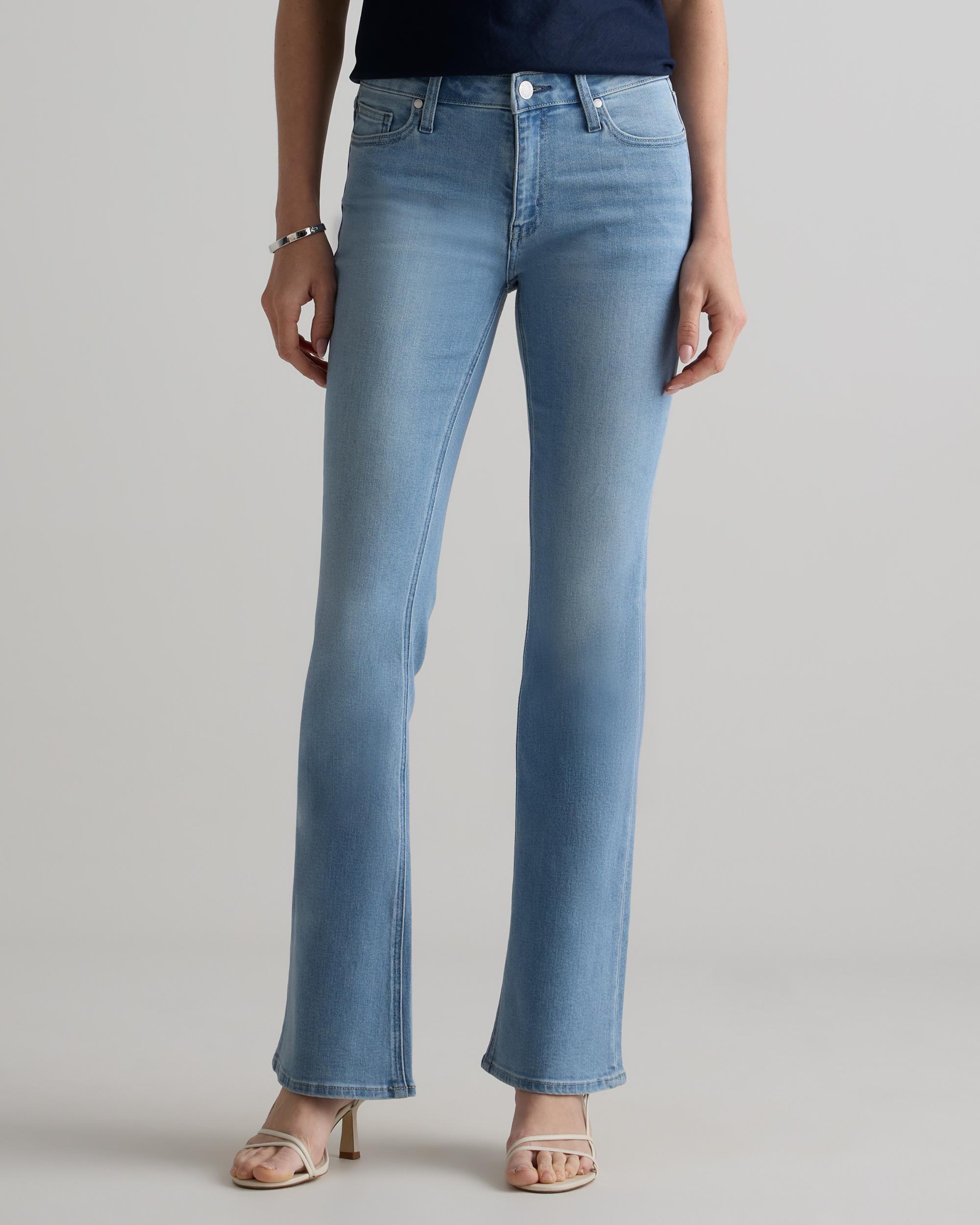 Quince | Women's Luna Stretch Flare Jeans Organic Cotton Product Image