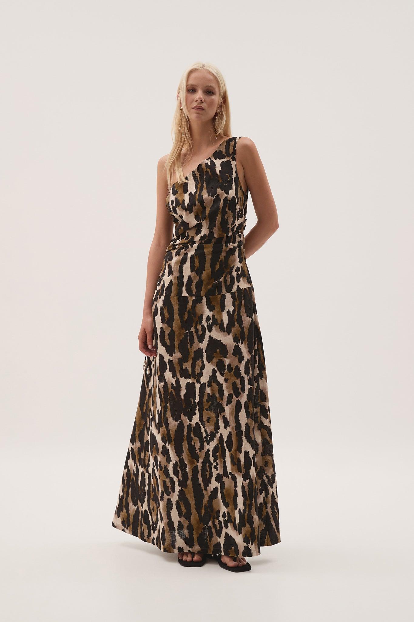 Daze One Shoulder Maxi Dress Product Image