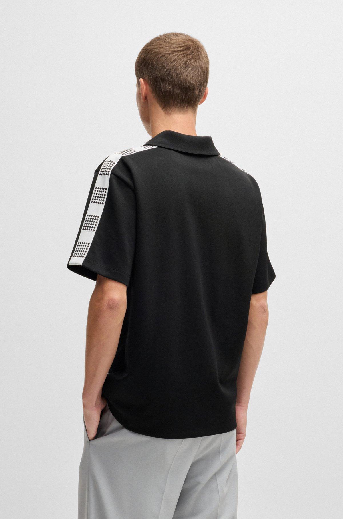 Polo shirt with checked tape Product Image