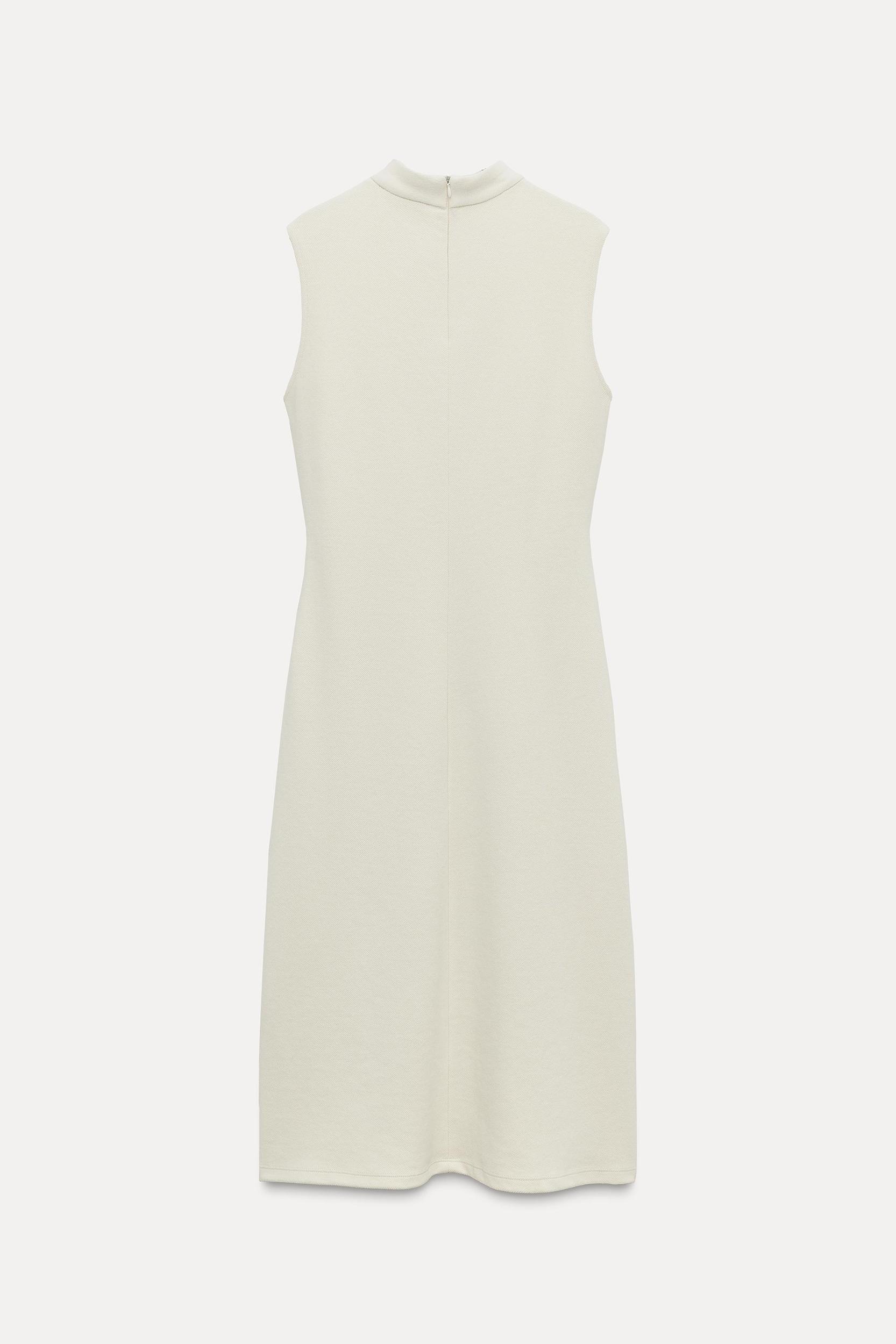 BELTED MIDI DRESS Product Image